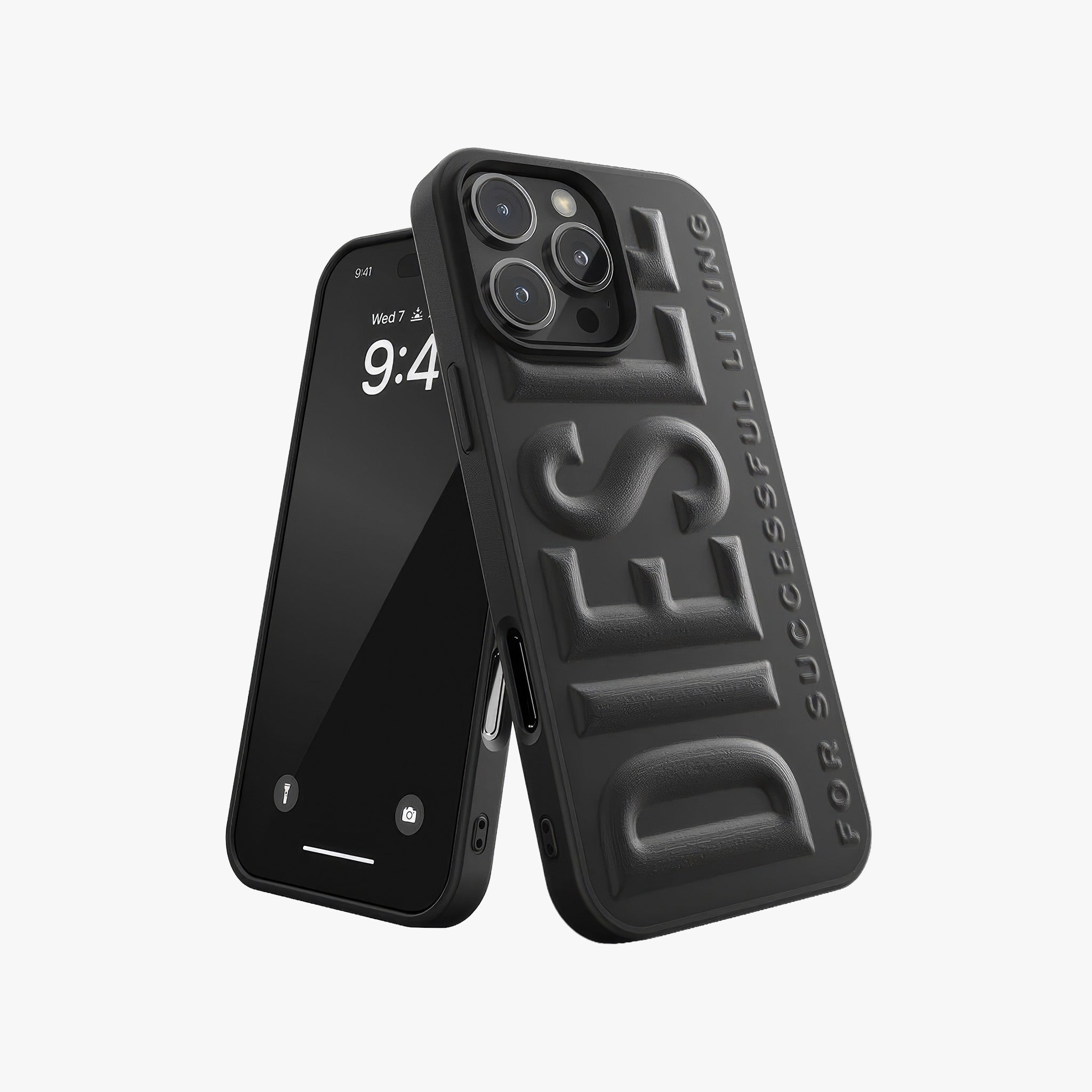 iPhone 16 Pro Max 3D Biscotto Kılıf | Siyah