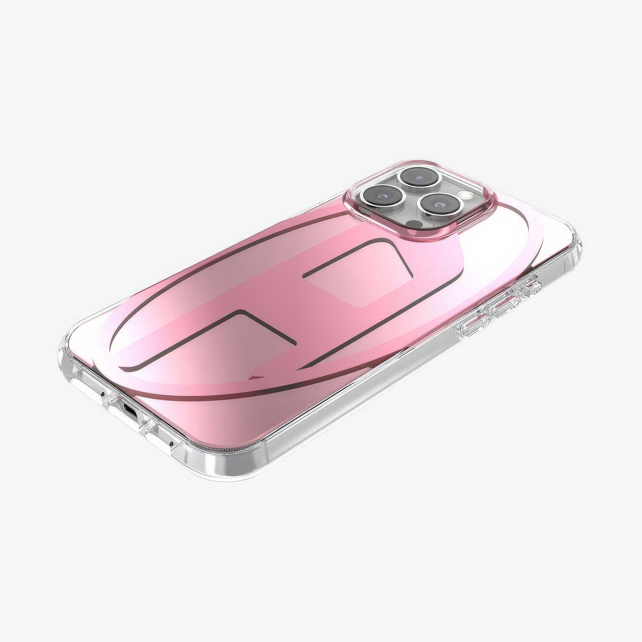 iPhone 16 Pro Max Oval D Aynalı Mirror Kılıf | Pembe