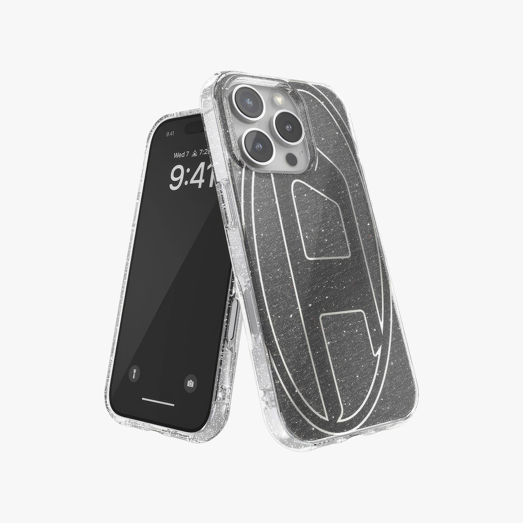 iPhone 16 Pro Oval D Simli Kılıf | Siyah