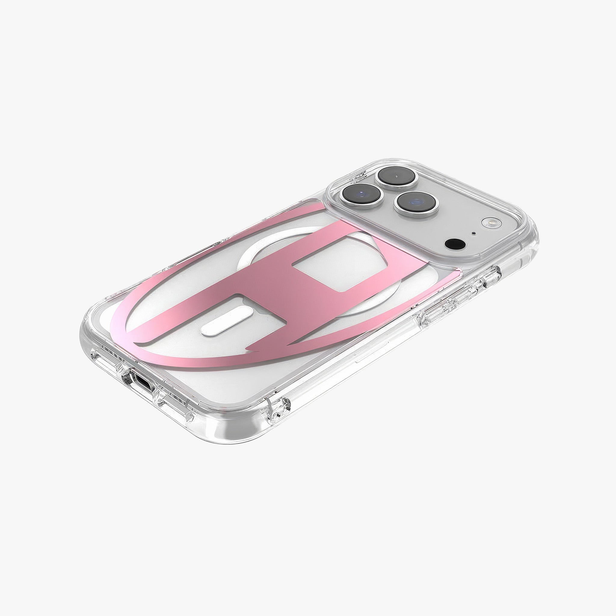 iPhone 17 Pro MagSafe Oval D Metalik Kılıf | Pembe
