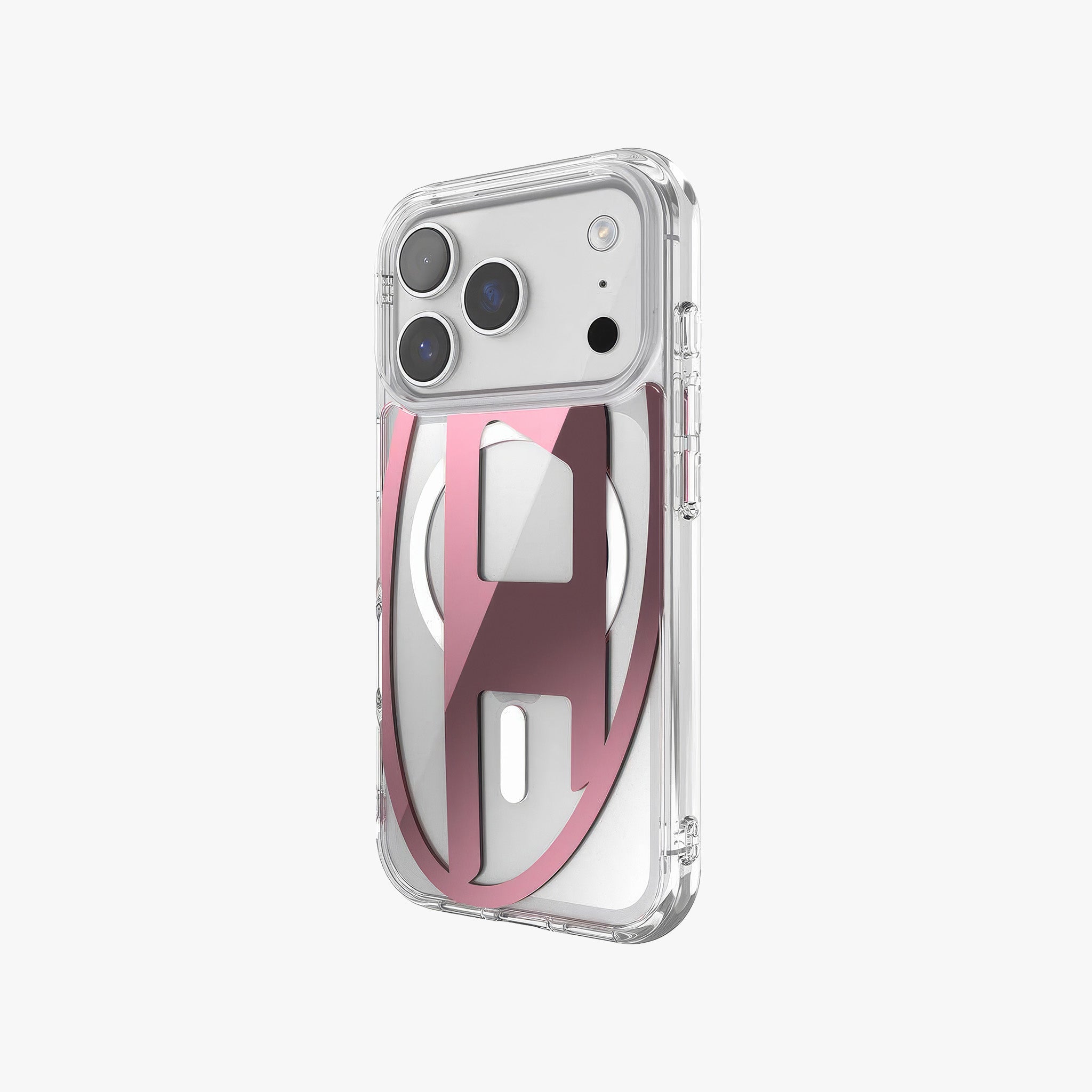 iPhone 17 Pro MagSafe Oval D Metalik Kılıf | Pembe