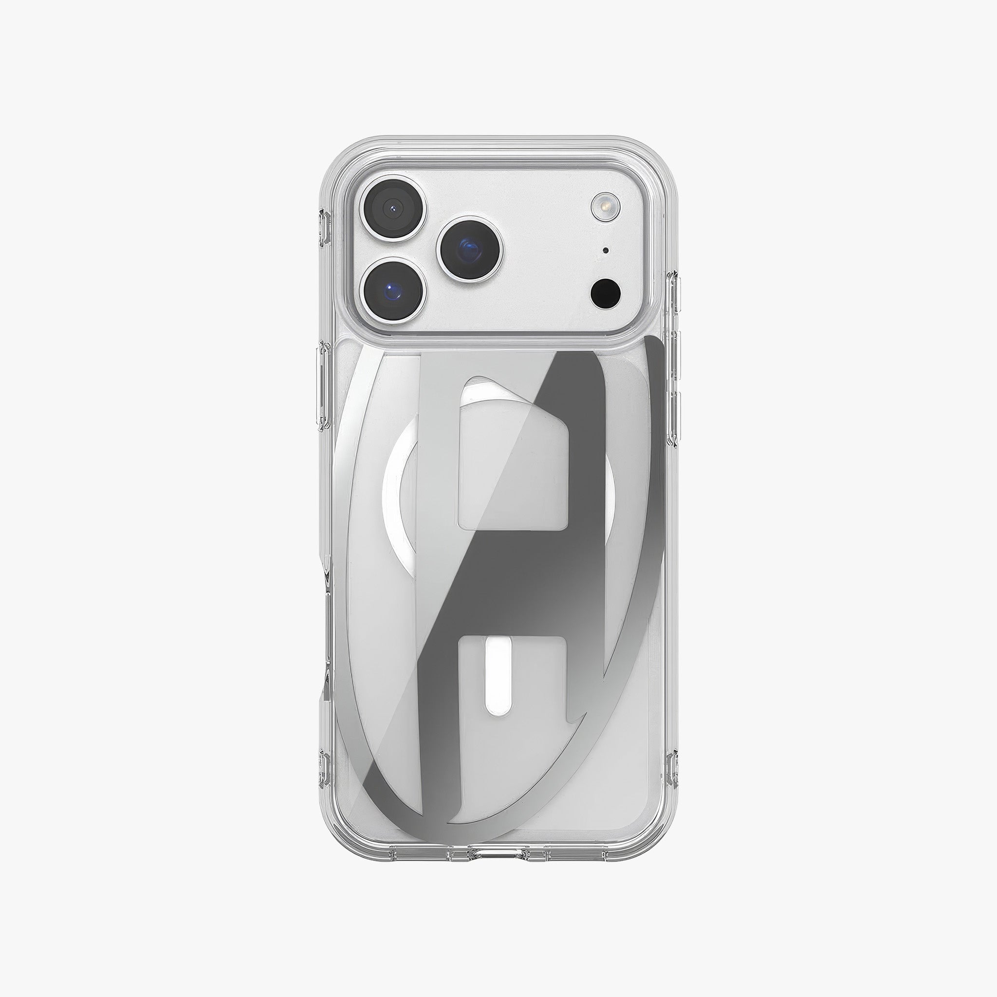iPhone 17 Pro Max MagSafe Oval D Metalik Kılıf | Gümüş