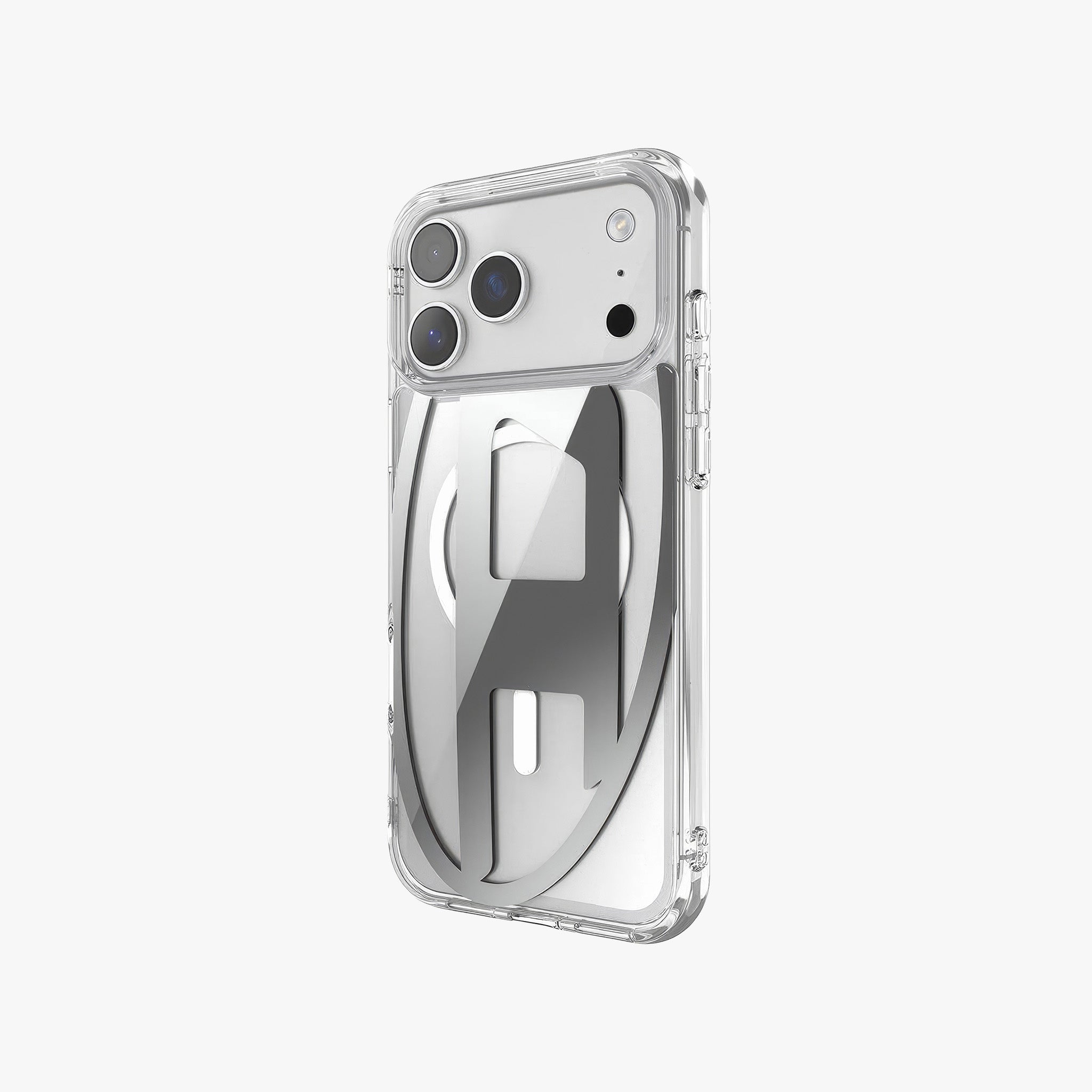 iPhone 17 Pro Max MagSafe Oval D Metalik Kılıf | Gümüş