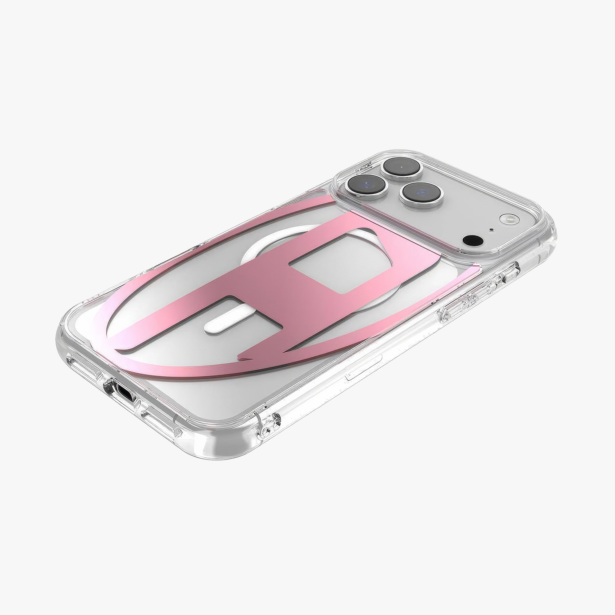 iPhone 17 Pro Max MagSafe Oval D Metalik Kılıf | Pembe