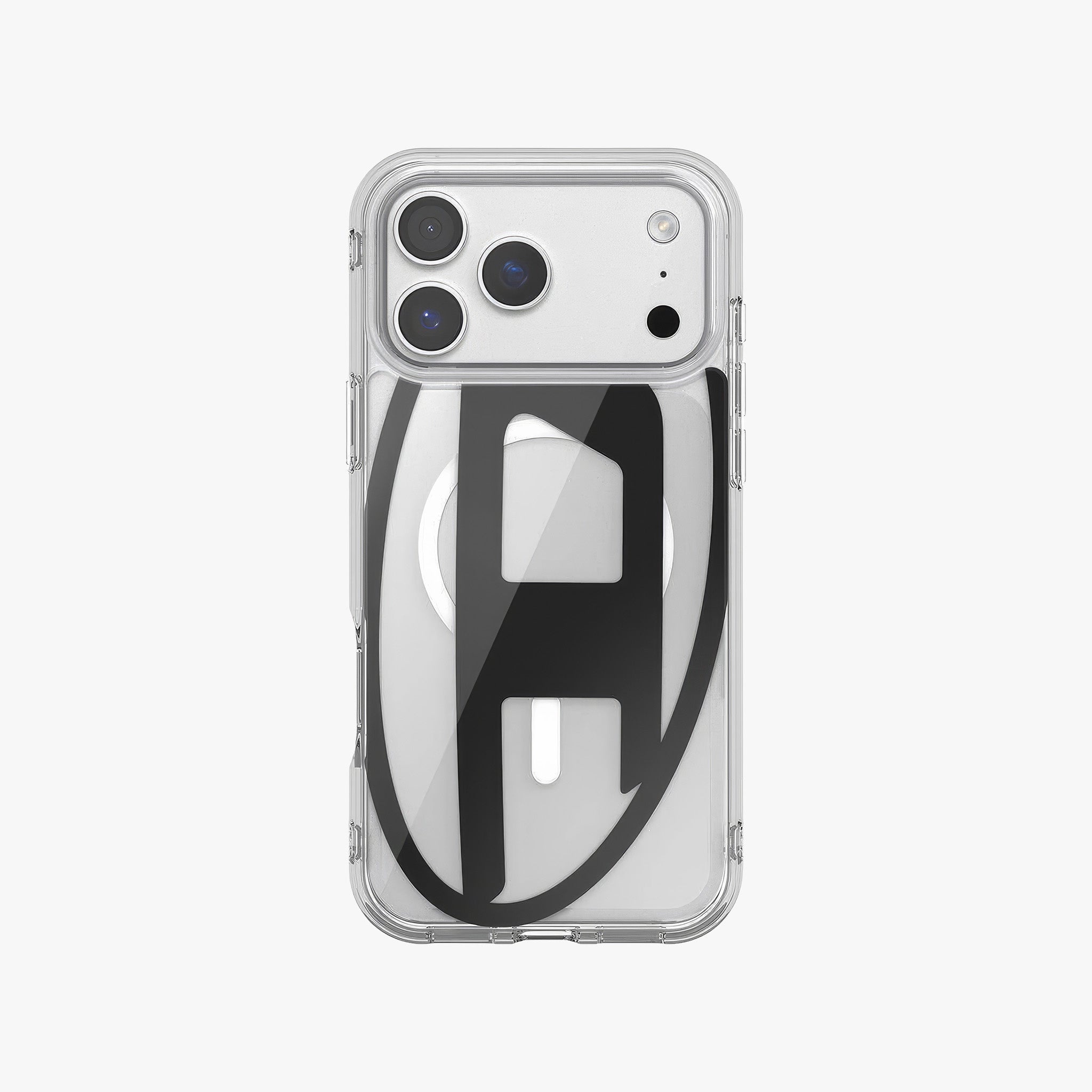iPhone 17 Pro Max MagSafe Oval D Metalik Kılıf | Siyah