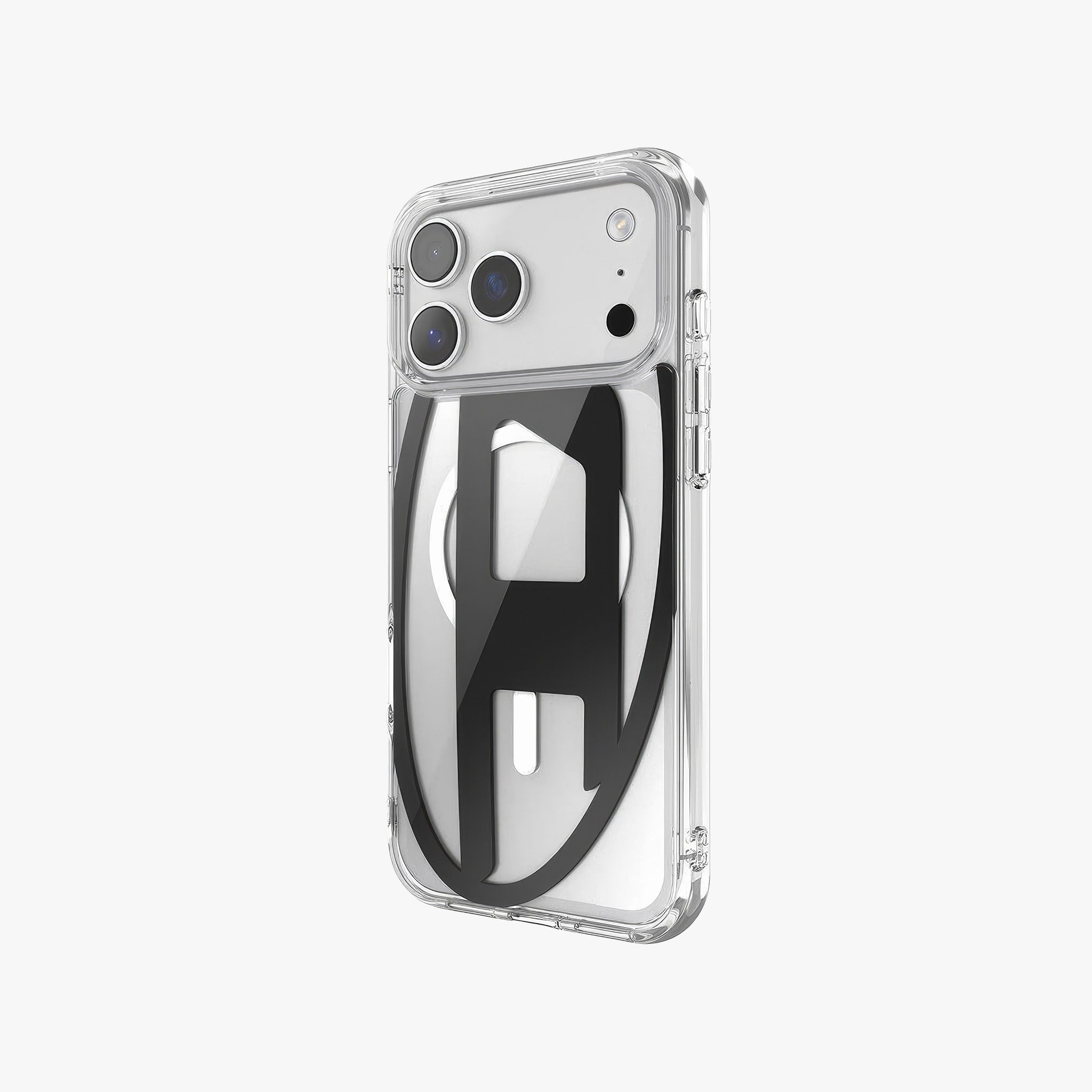 iPhone 17 Pro Max MagSafe Oval D Metalik Kılıf | Siyah