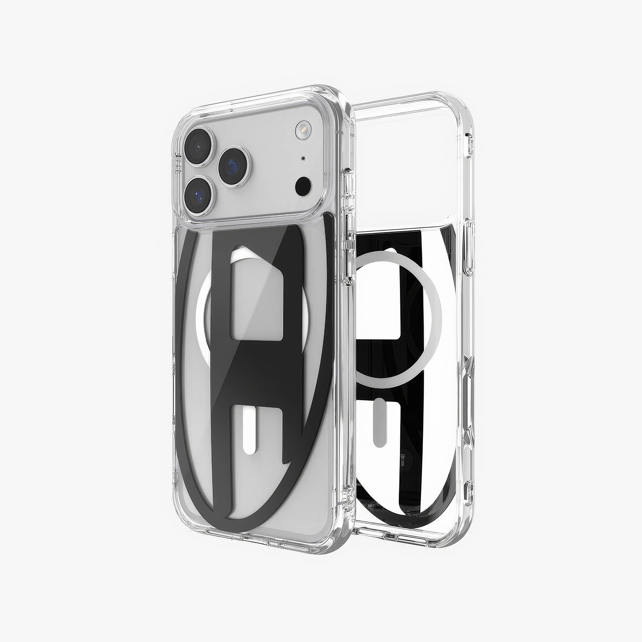 iPhone 17 Pro Max MagSafe Oval D Metalik Kılıf | Siyah