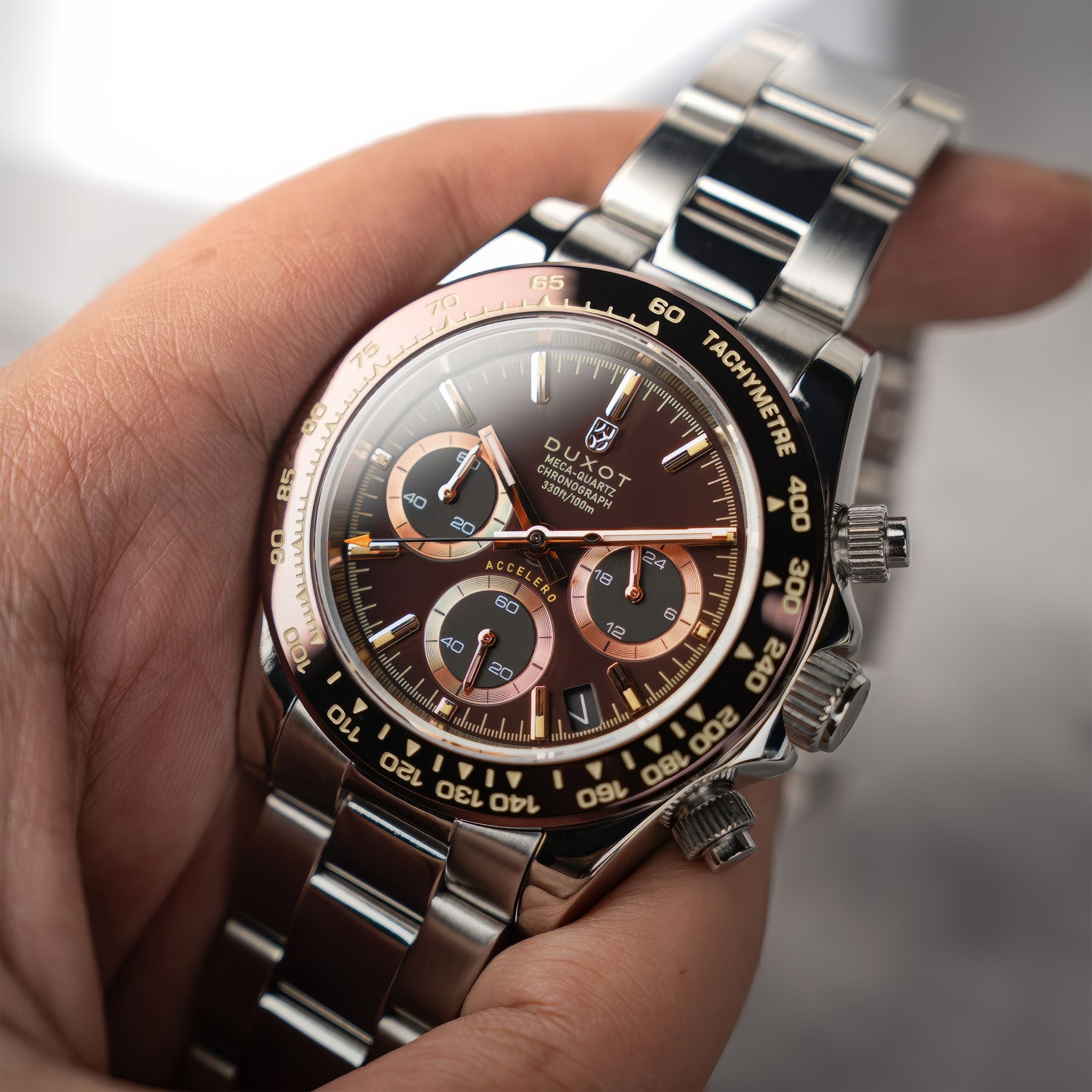 Accelero Chronograph | Chestnut Brown