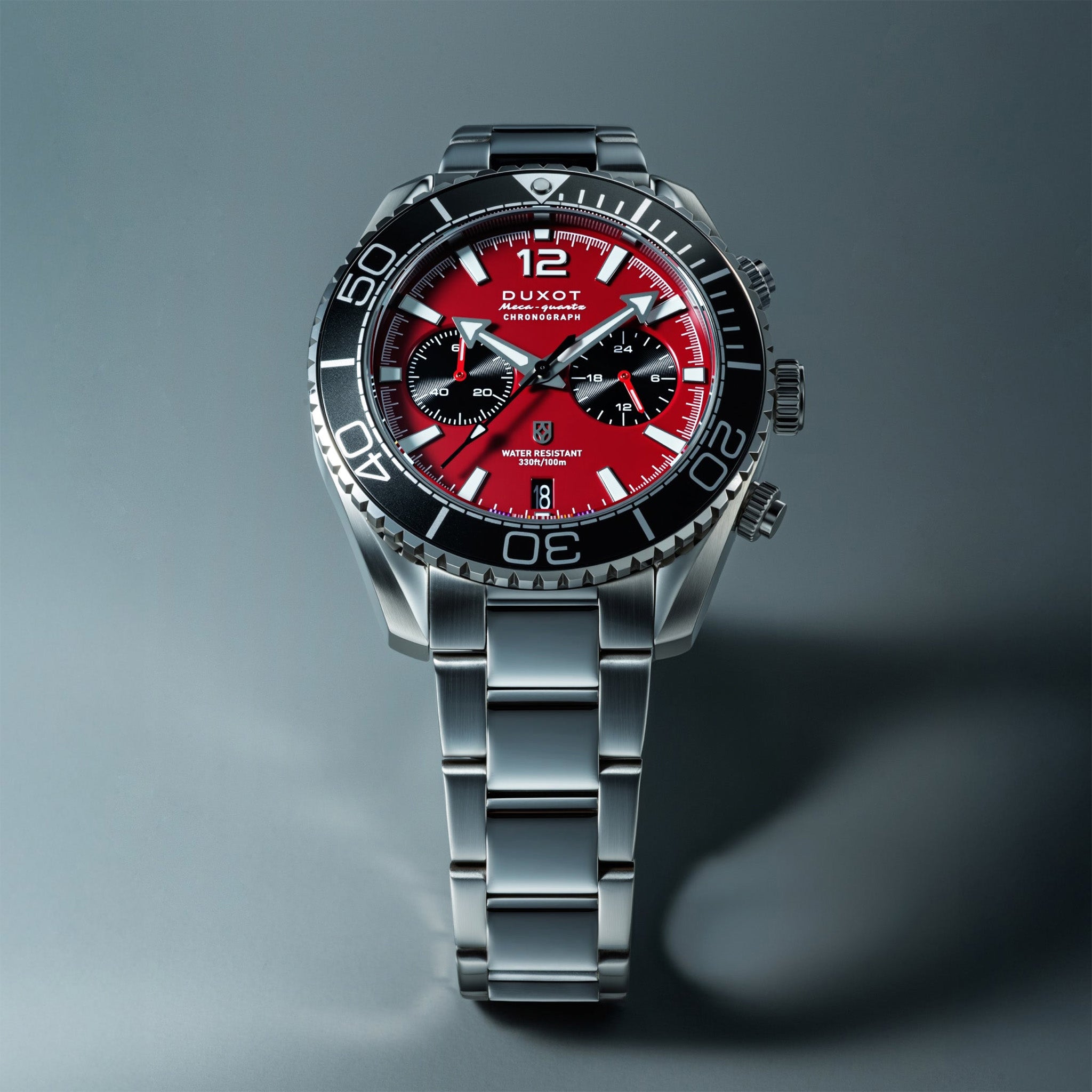 Tiburon Chronograph | 42 mm | Brick Red