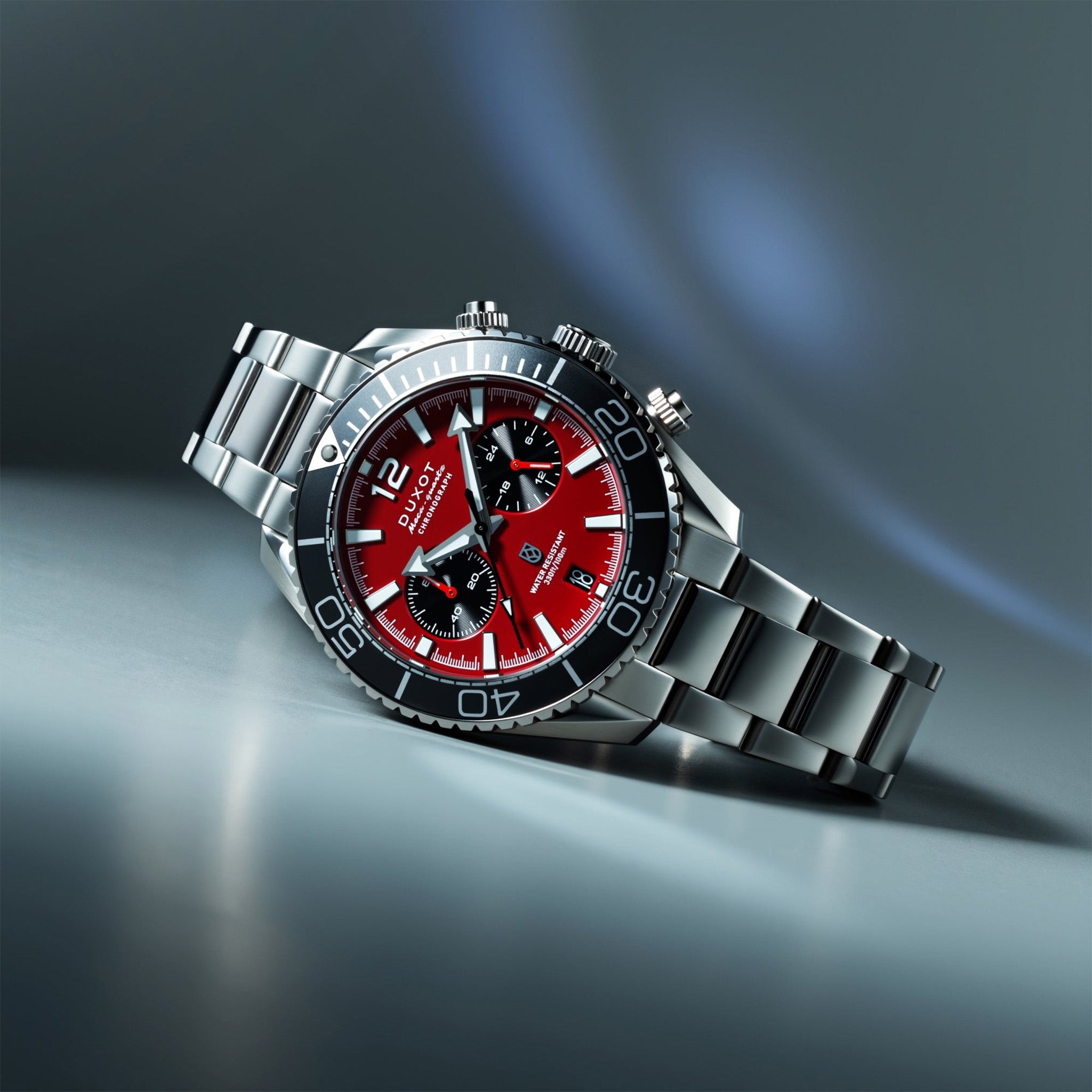 Tiburon Chronograph | 42 mm | Brick Red