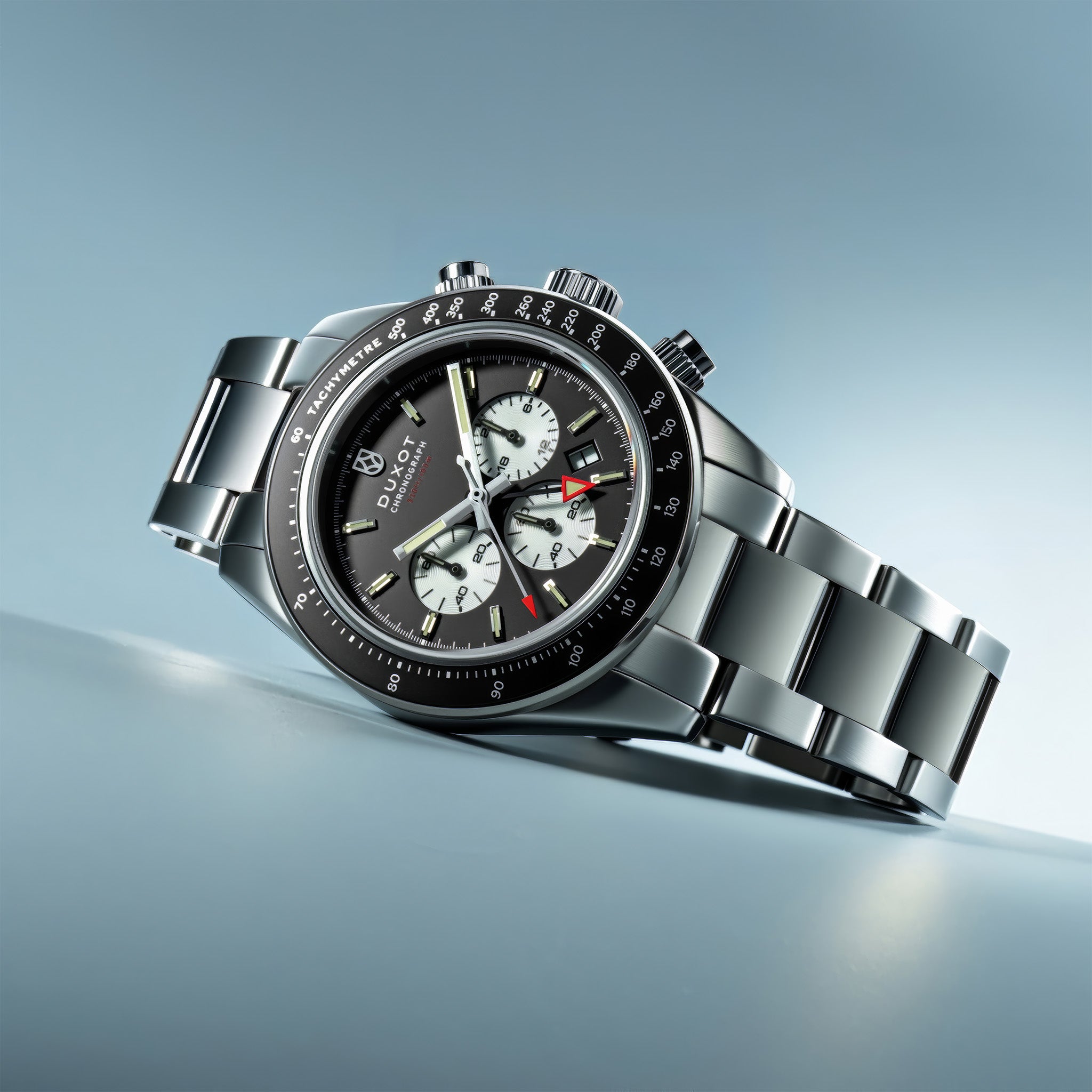 Vitesse Dual Time Chronograph | Charcoal Black