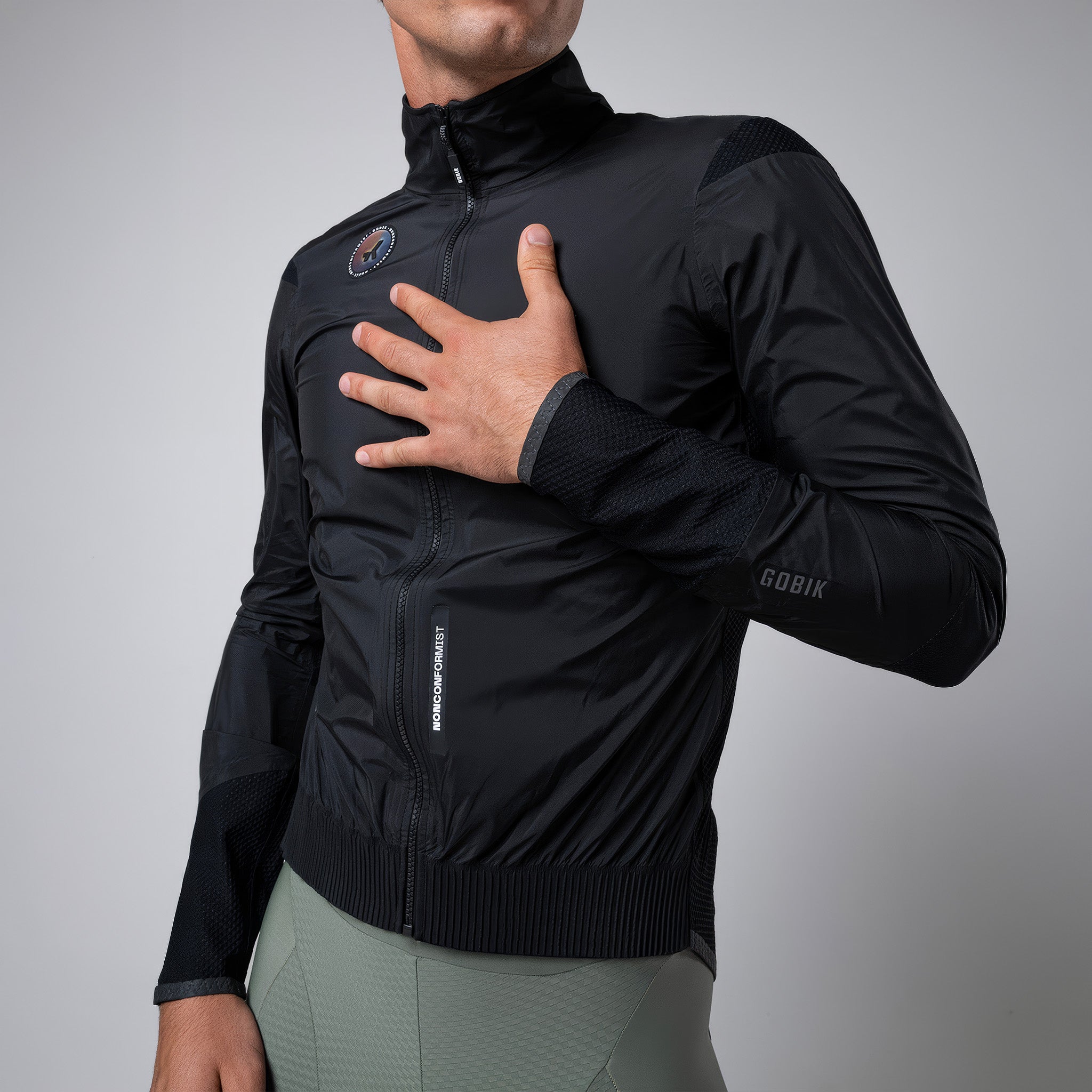 Exo 2.0 Unisex Bisiklet Ceketi | Royal Black