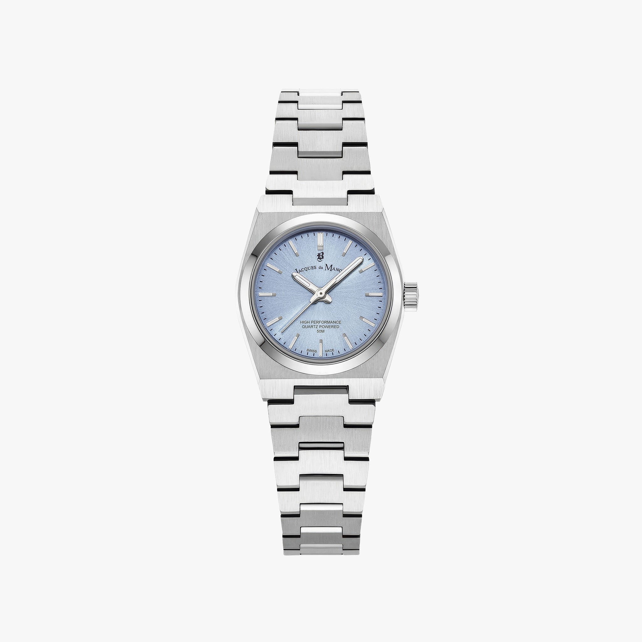 Horizon Ladies | 25 mm | Silver-tone Lightblue dial