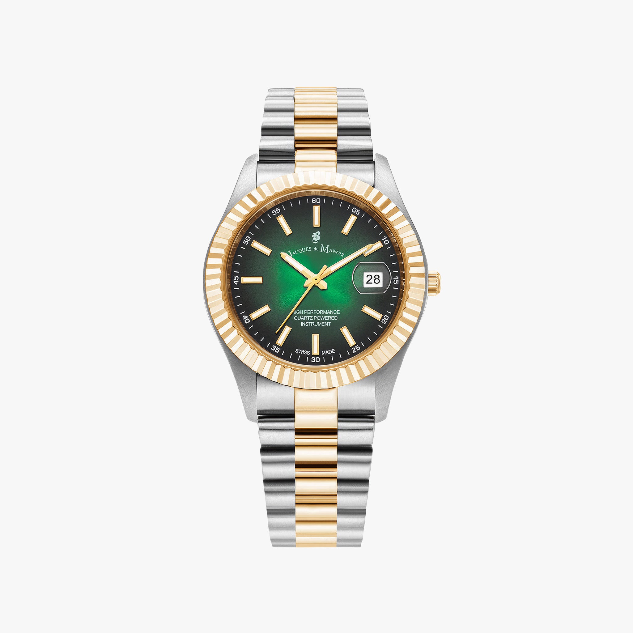Inspiration Business | 40 mm | Silver-Gold Green dial