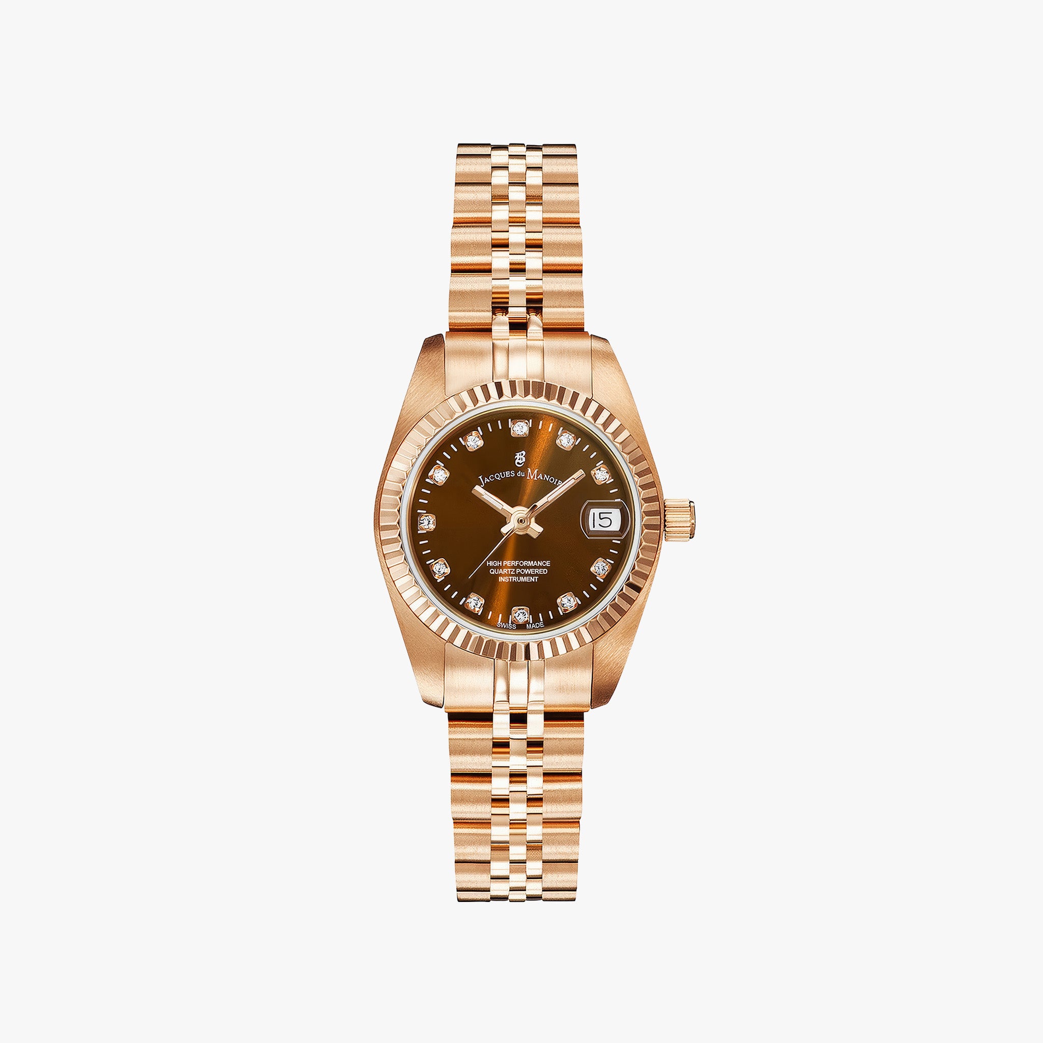 Inspiration Elegance | 26 mm | Rosegold-tone Brown dial