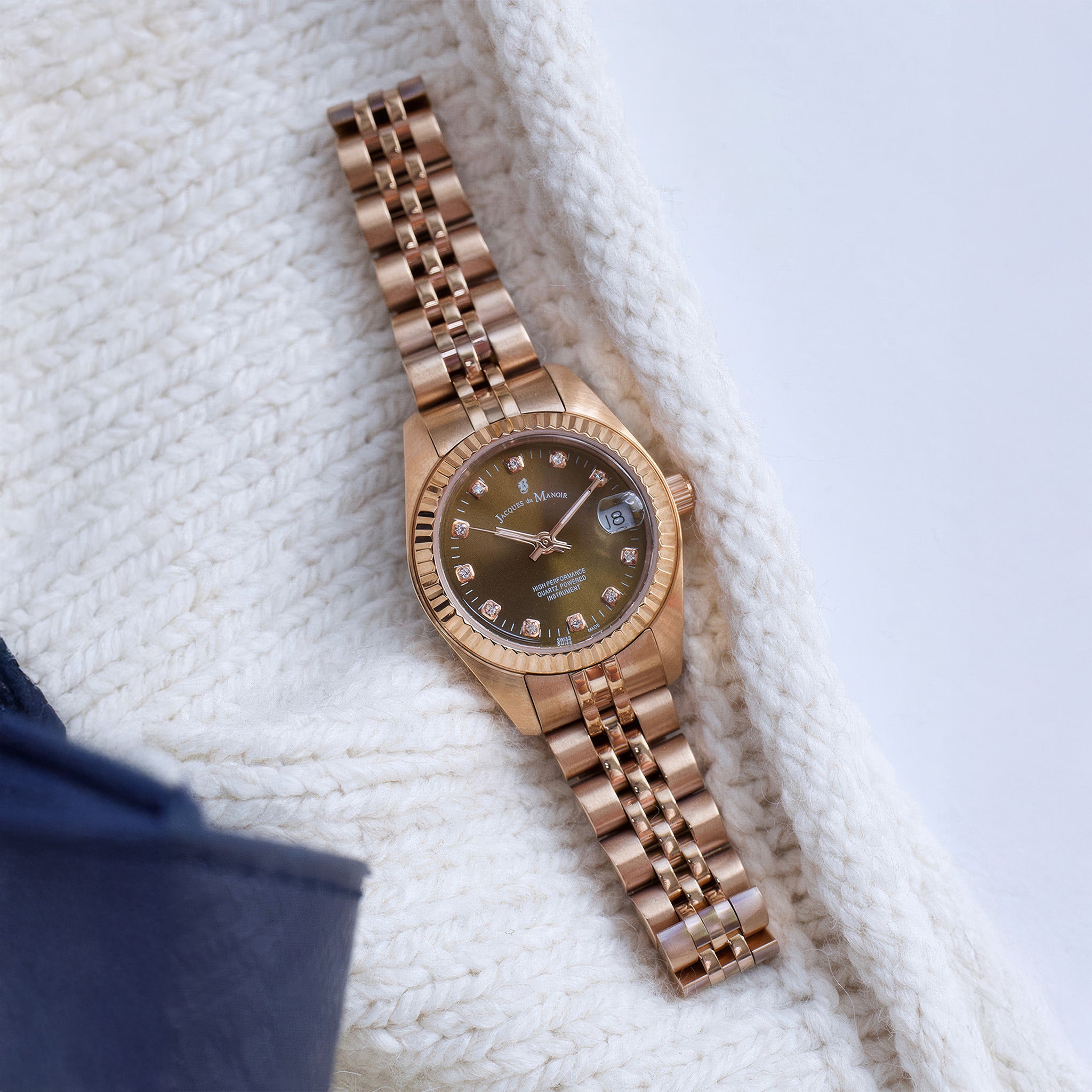 Inspiration Elegance | 26 mm | Rosegold-tone Brown dial