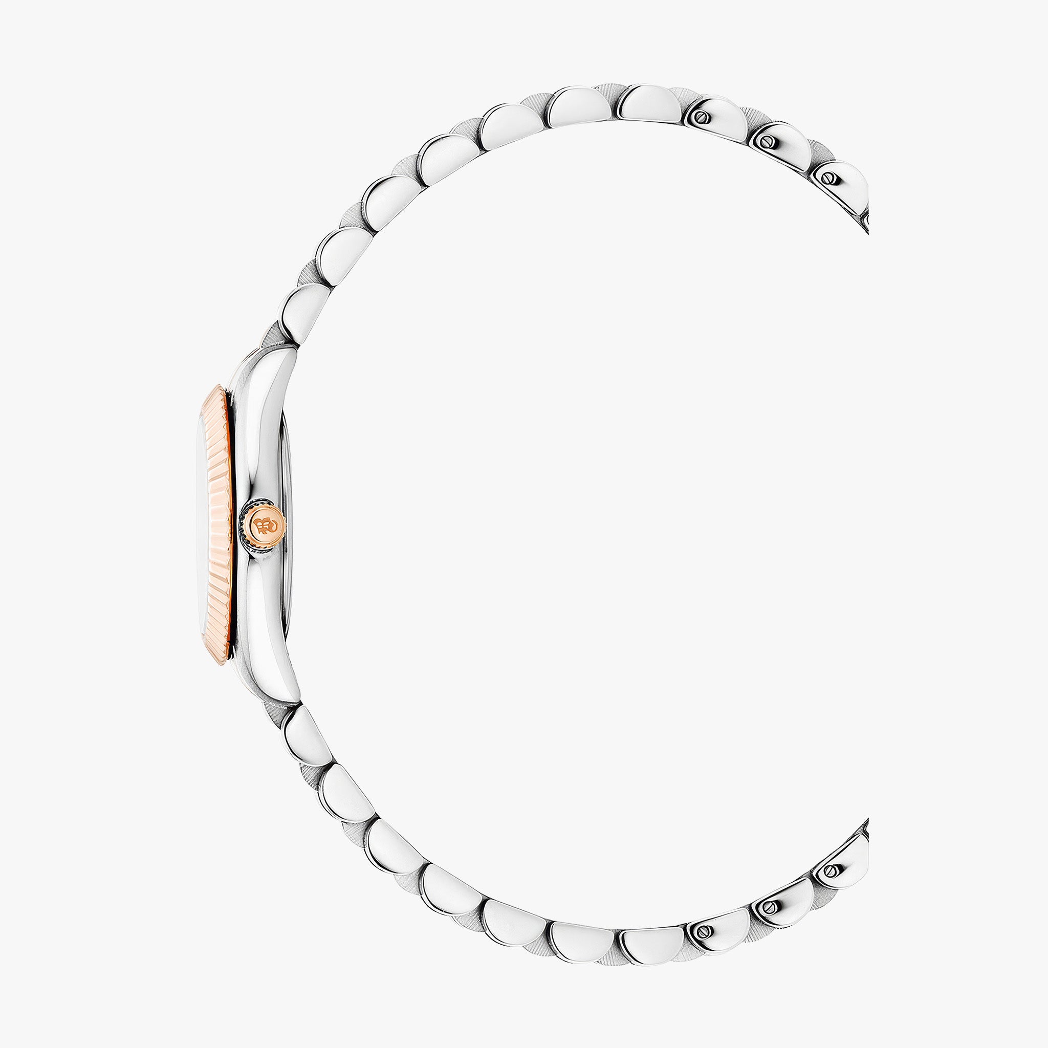 Mini Inspiration | 22 mm | Silver-Rosegold White dial