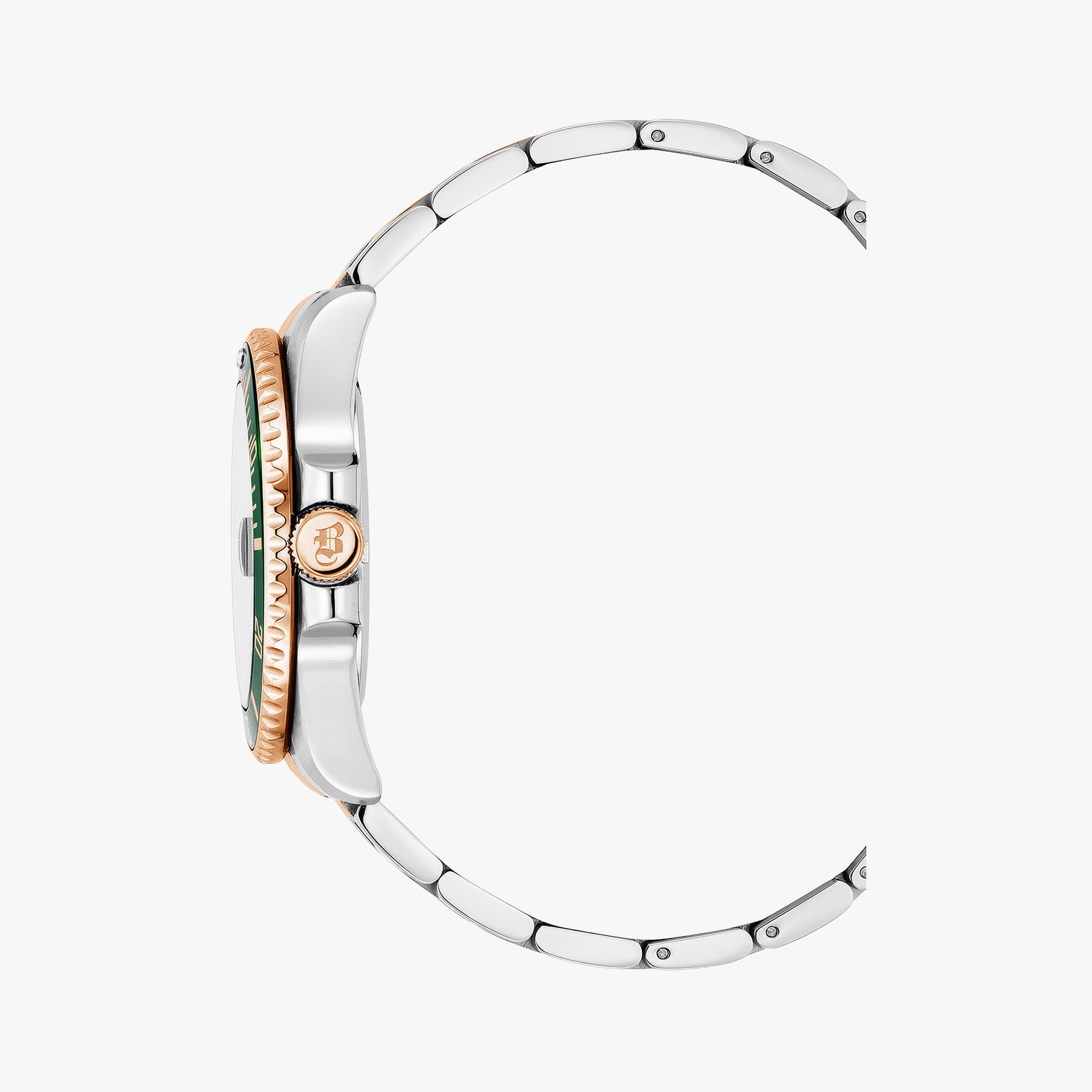 Pro Scuba | 43 mm | Silver-Rosegold Green dial