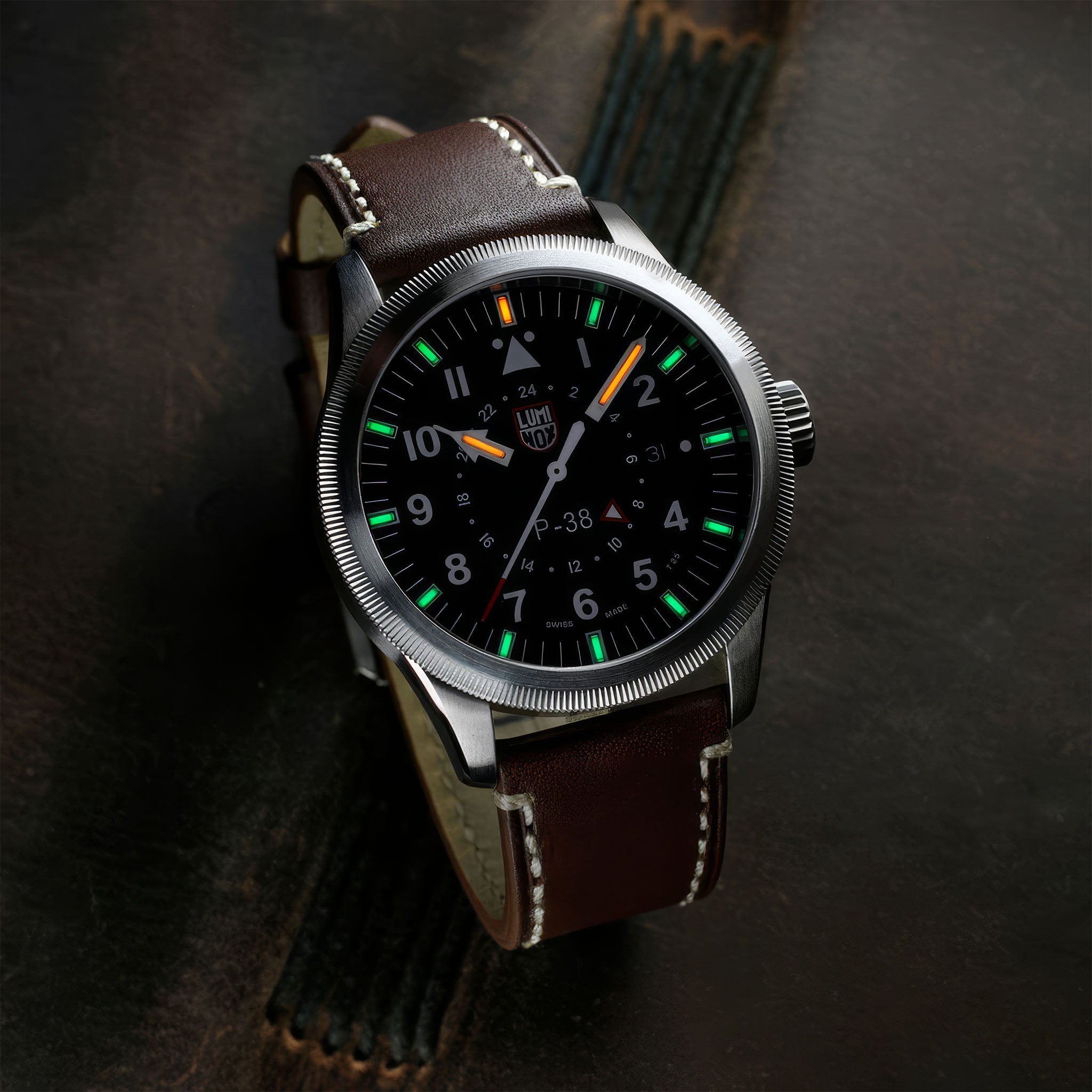 XA.9521 P-38 Lightning Gmt 9520 | Erkek Kol Saati
