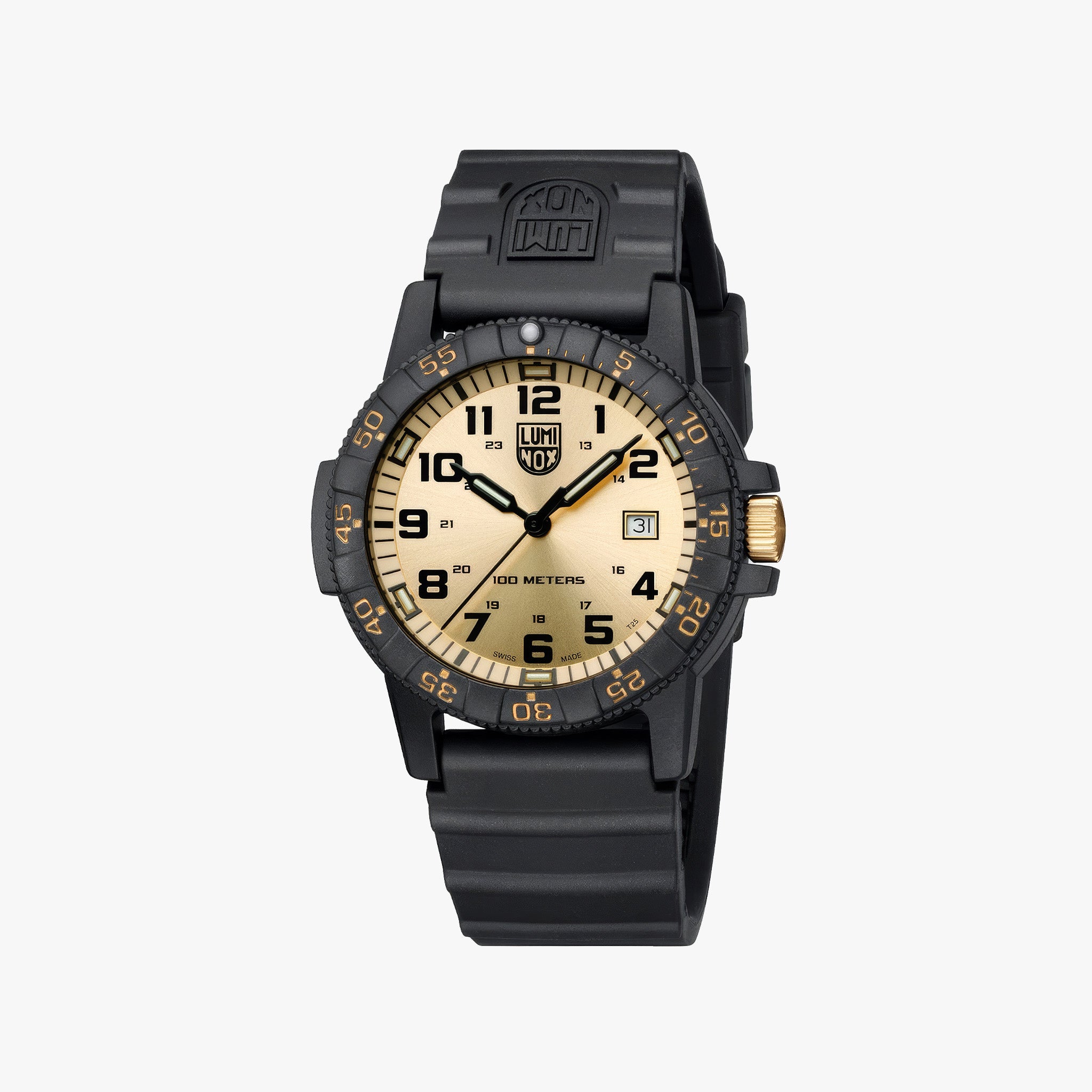 XS.0325.GP Leatherback Sea Turtle Giant Gold Outdoor Watch | 44 mm | Gold