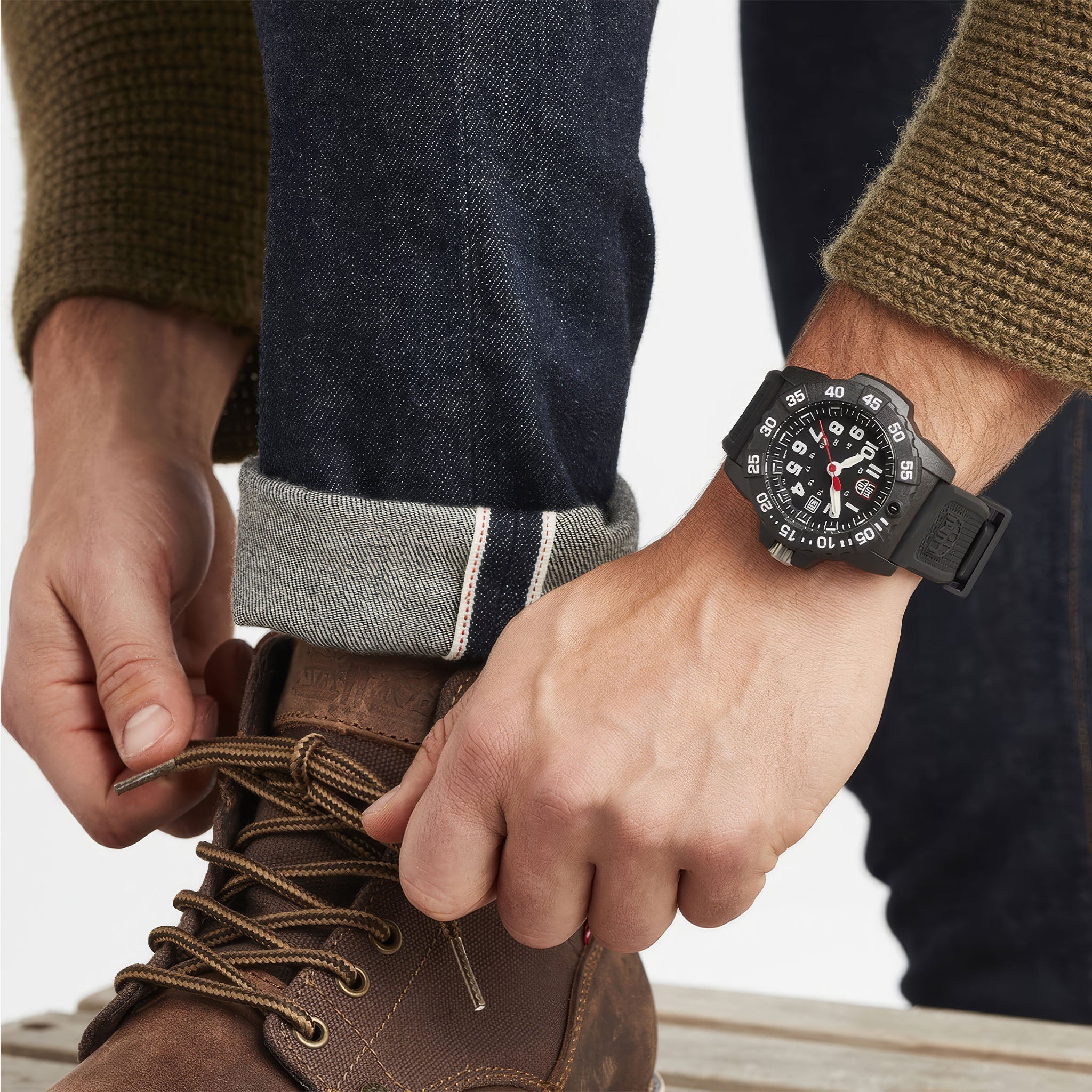 XS.3501.F Navy Seal Military Dive Watch | Siyah/Beyaz