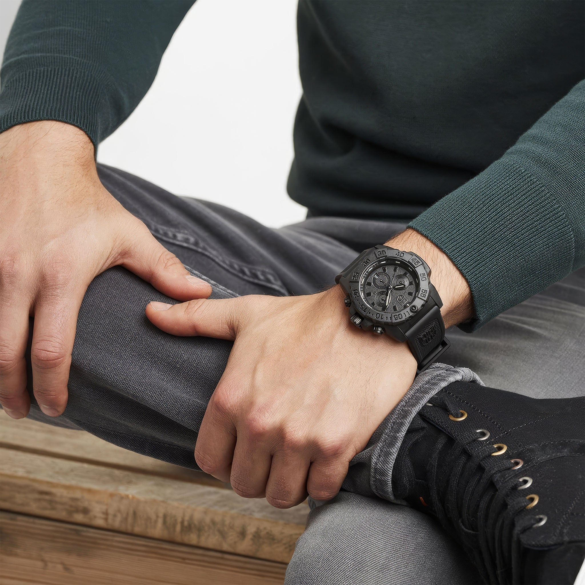 XS.3501.BO.F Navy Seal Chronograph Military Dive Watch | Siyah