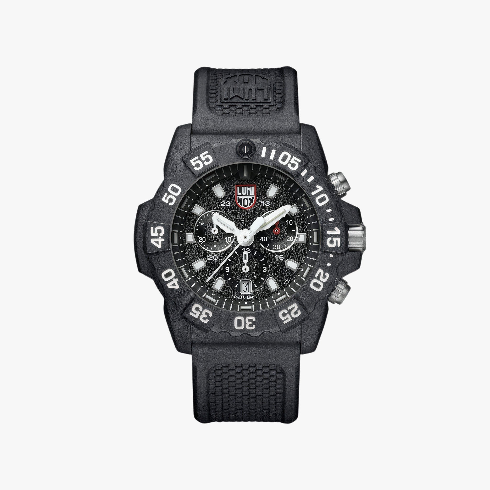 XS.3581 Navy Seal Chronograph Military Dive Watch | Siyah/Beyaz