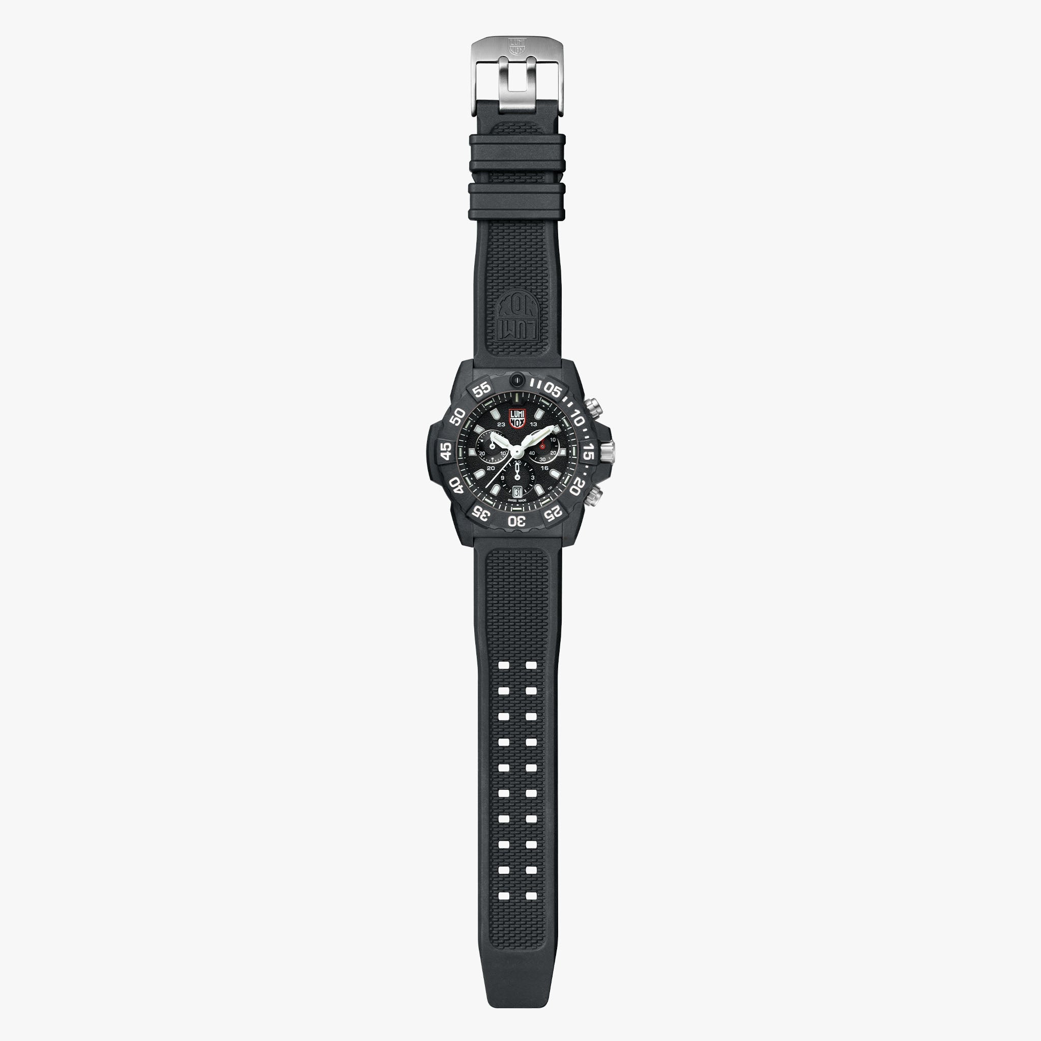 XS.3581 Navy Seal Chronograph Military Dive Watch | Siyah/Beyaz