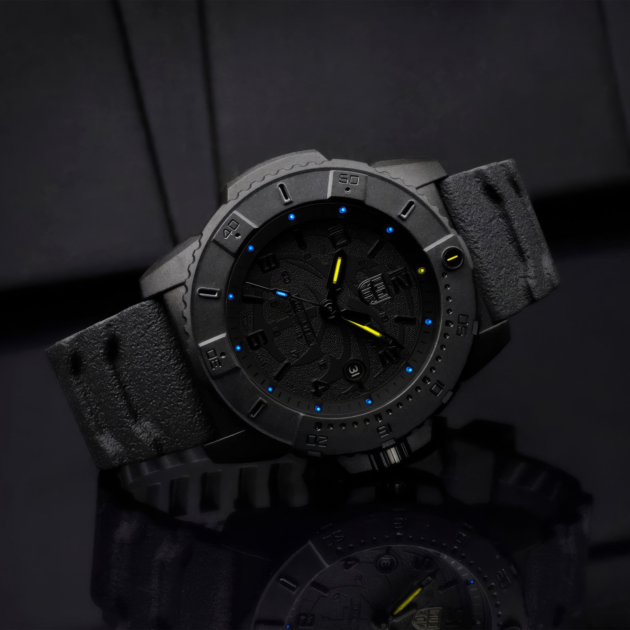 XS.3601.BO.NSF Navy SEAL Foundation 3600 Military Dive Watch | 45 mm | Blackout