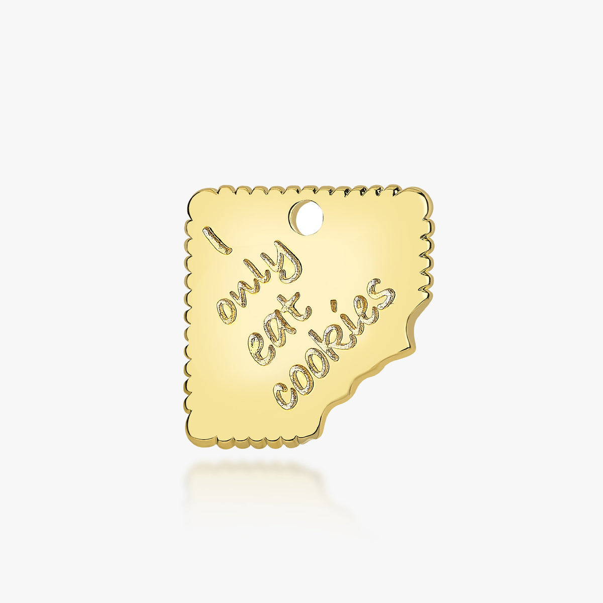 I Only Eat Cookies Charm Kişiselleştirilebilir Köpek Tasması Aksesuarı