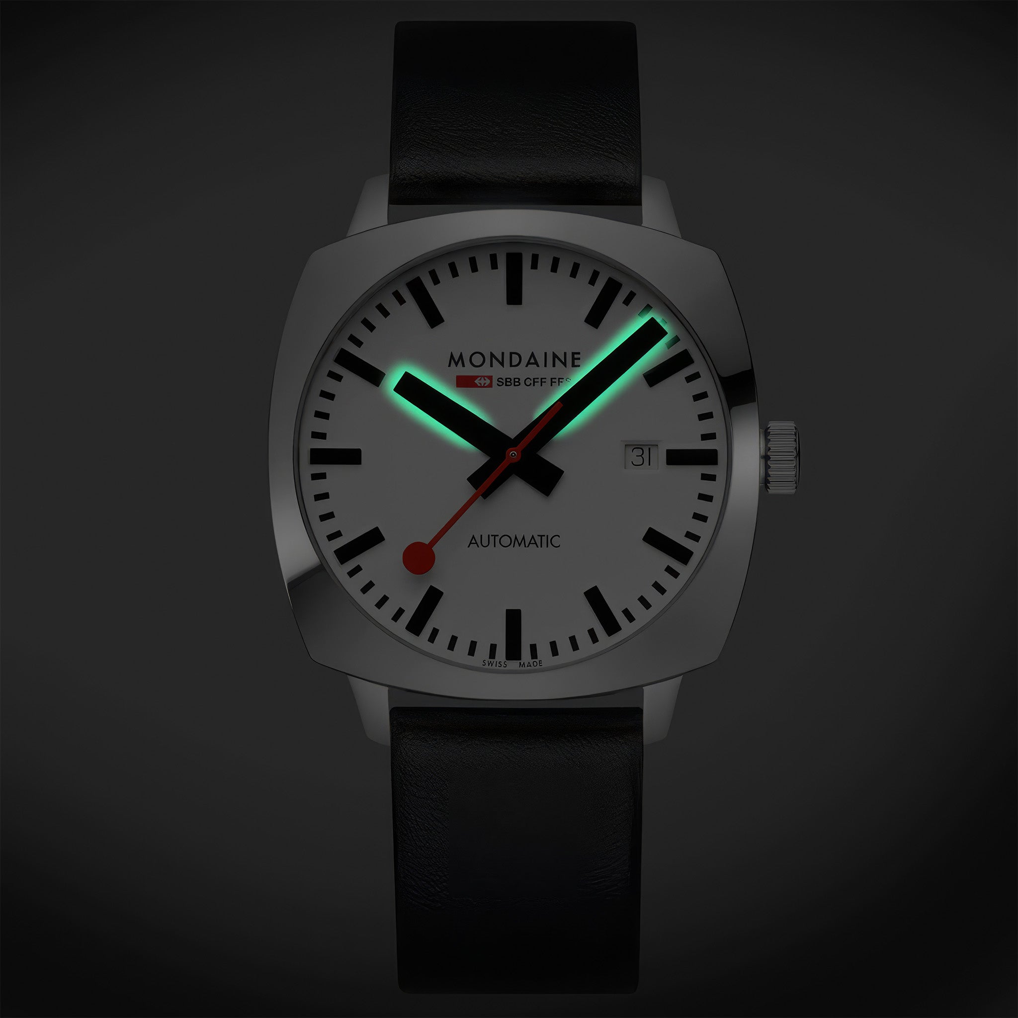 Cushion Automatic | 39 mm | Black