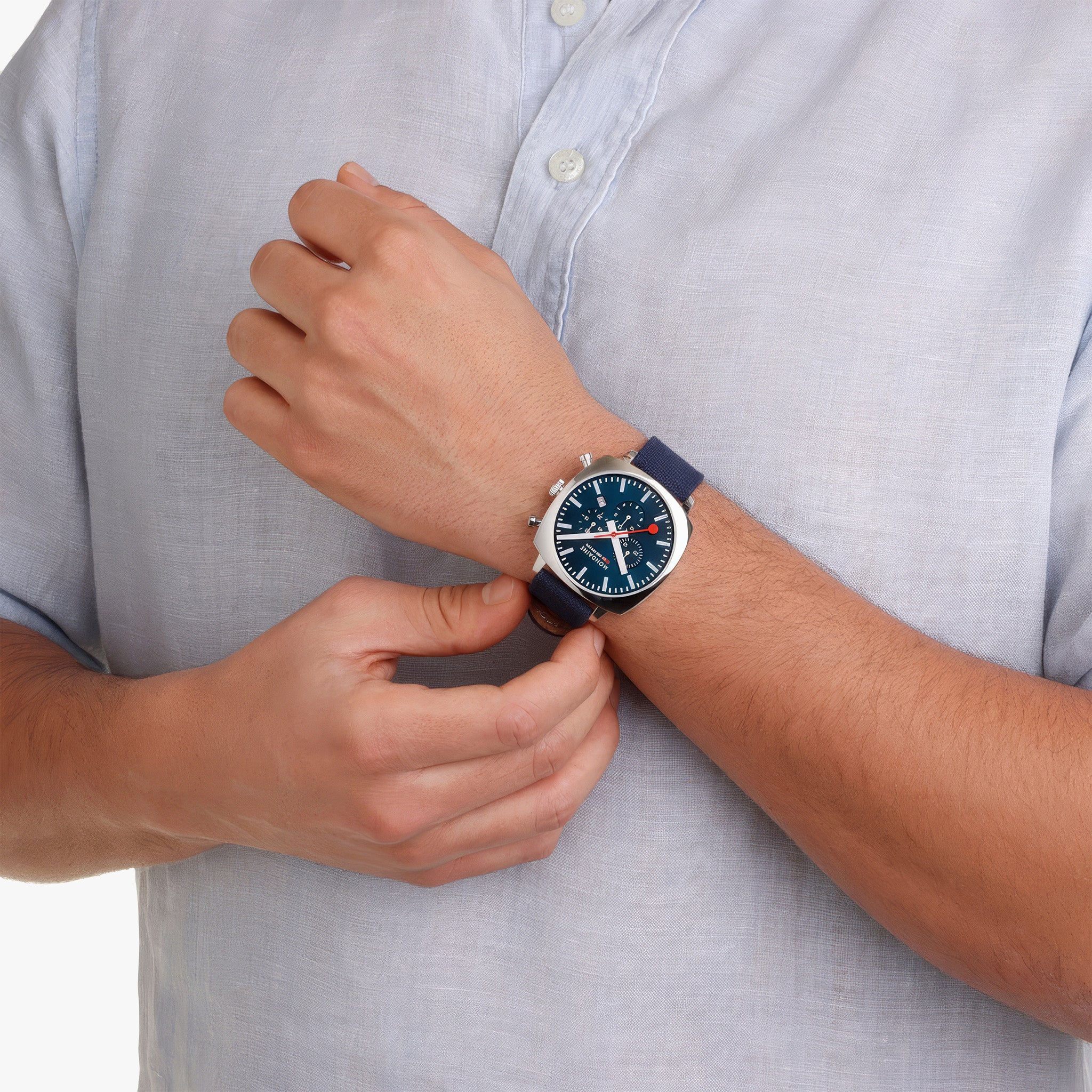 Grand Cushion | 41 mm | Ocean Blue