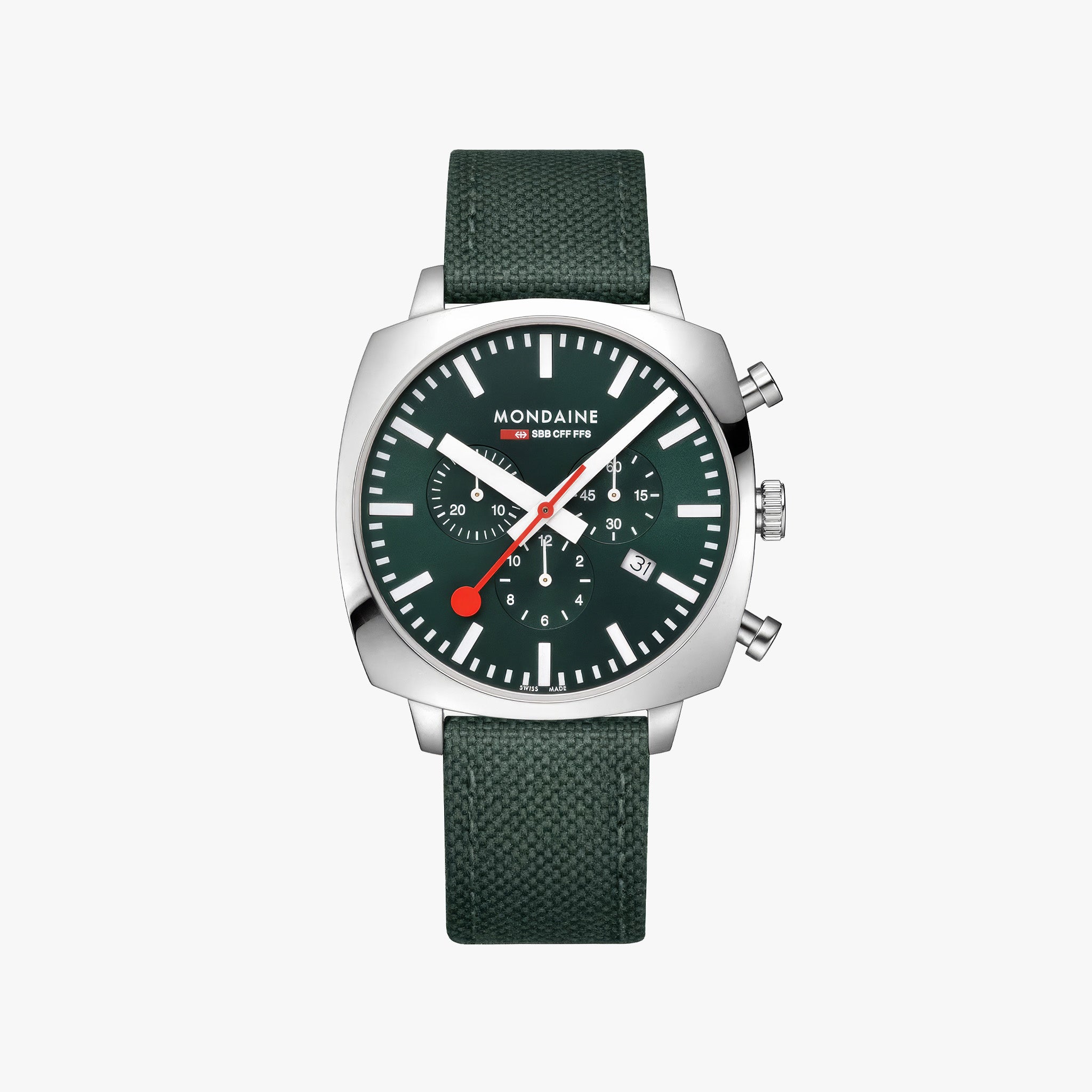 Grand Cushion | 41 mm | Park Green