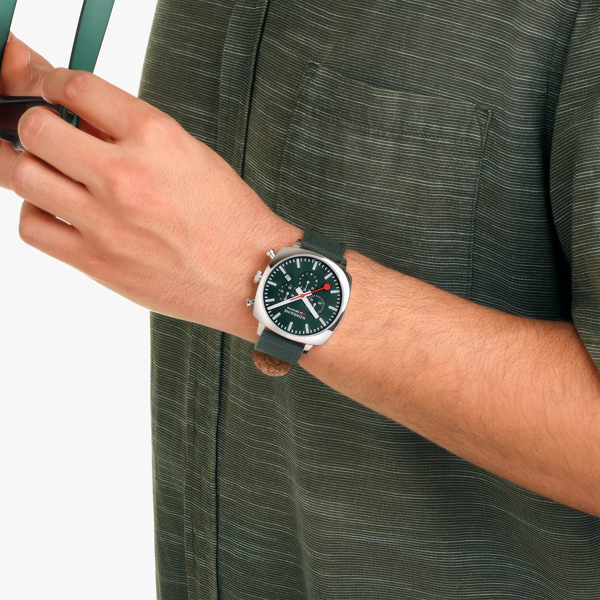 Grand Cushion | 41 mm | Park Green