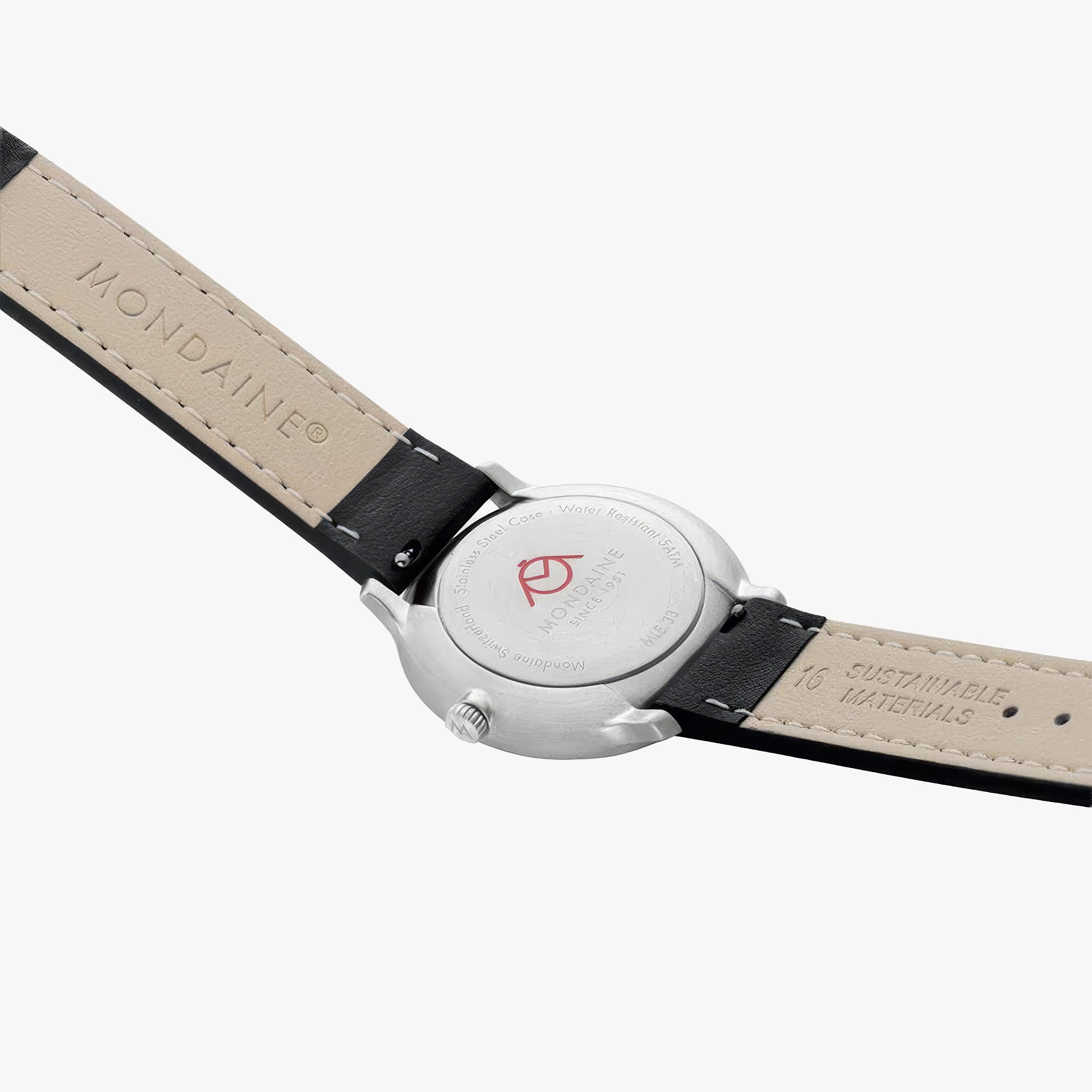 Doppio | 33 mm | Black Vegan Grape Leather
