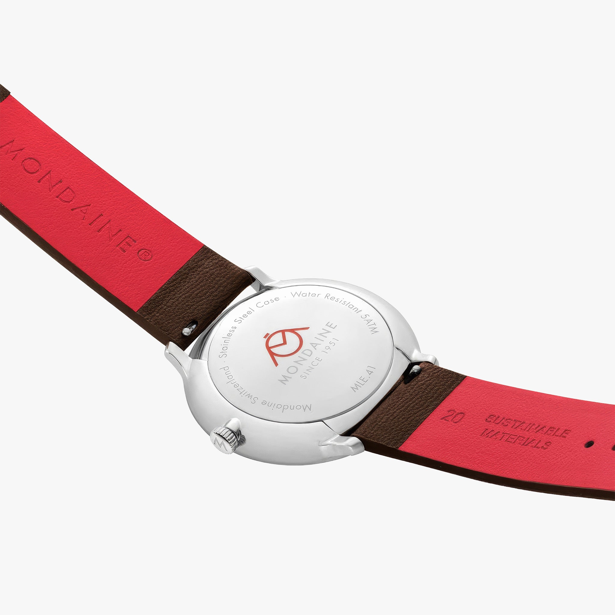 Doppio | 41 mm | Brown Vegan Grape Leather