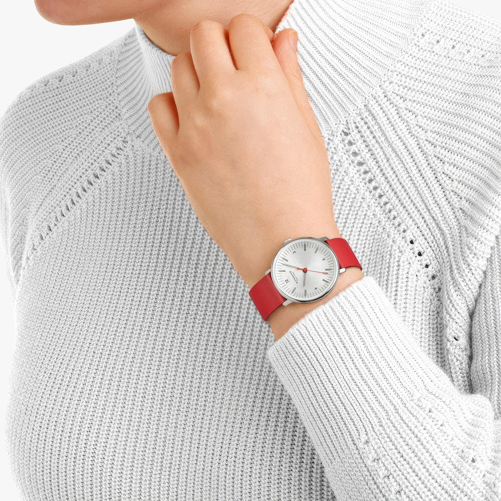 Doppio | 33 mm | Red Vegan Grape Leather