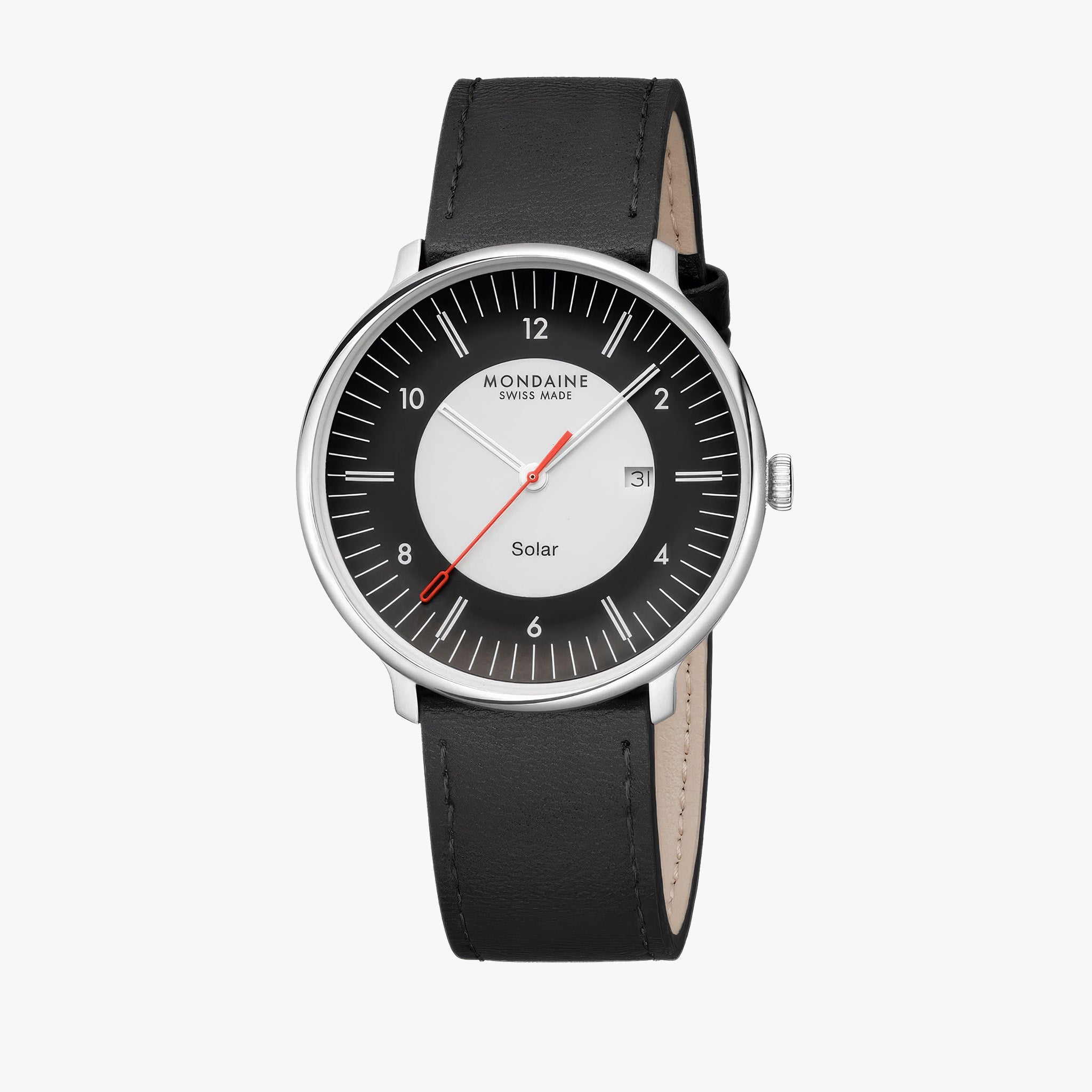 Doppio Solar | 41 mm | Black Vegan Grape Leather