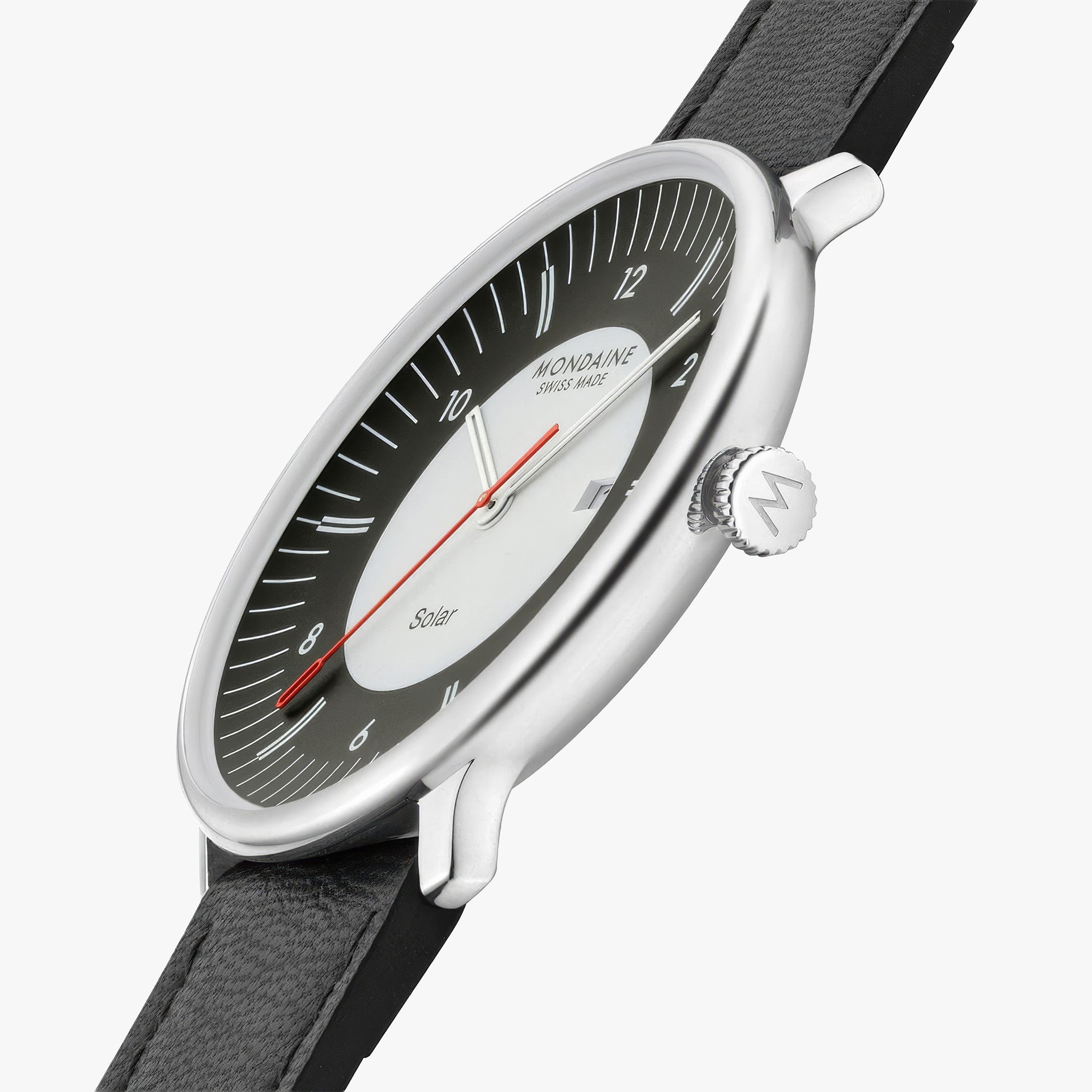 Doppio Solar | 41 mm | Black Vegan Grape Leather