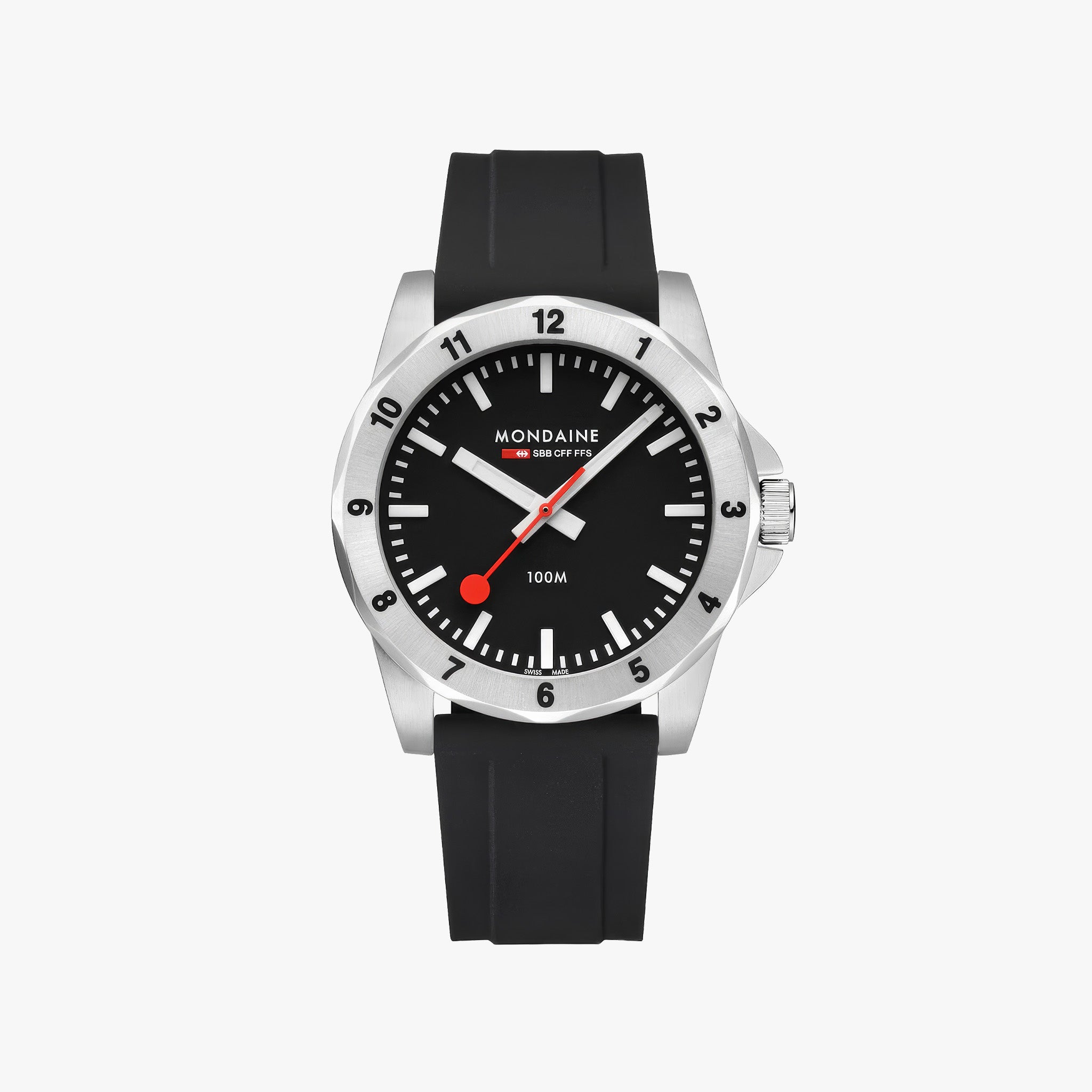 Number | 42mm | Silicone Rubber Black