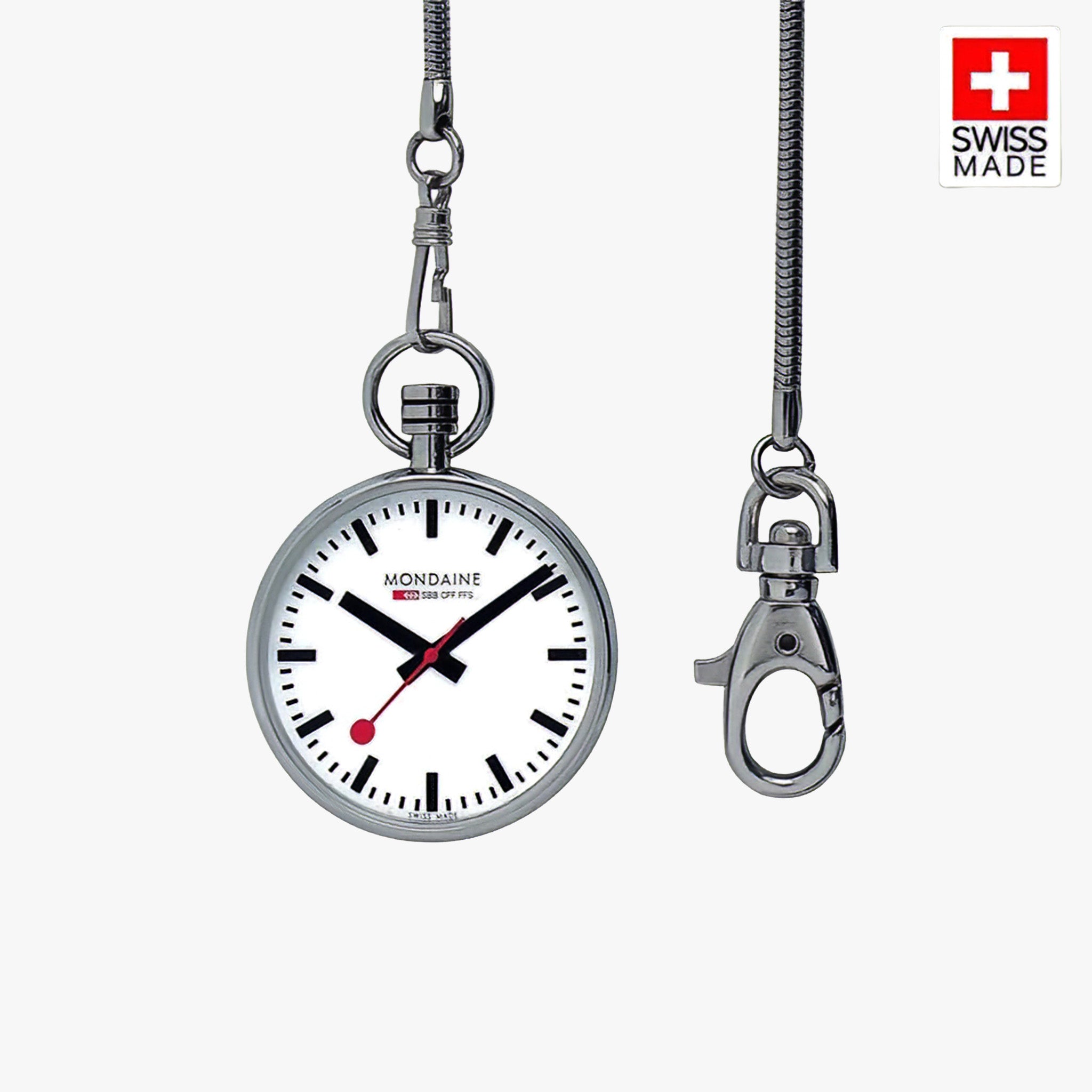 Pocket Watch | 43 mm | Stainless Steel