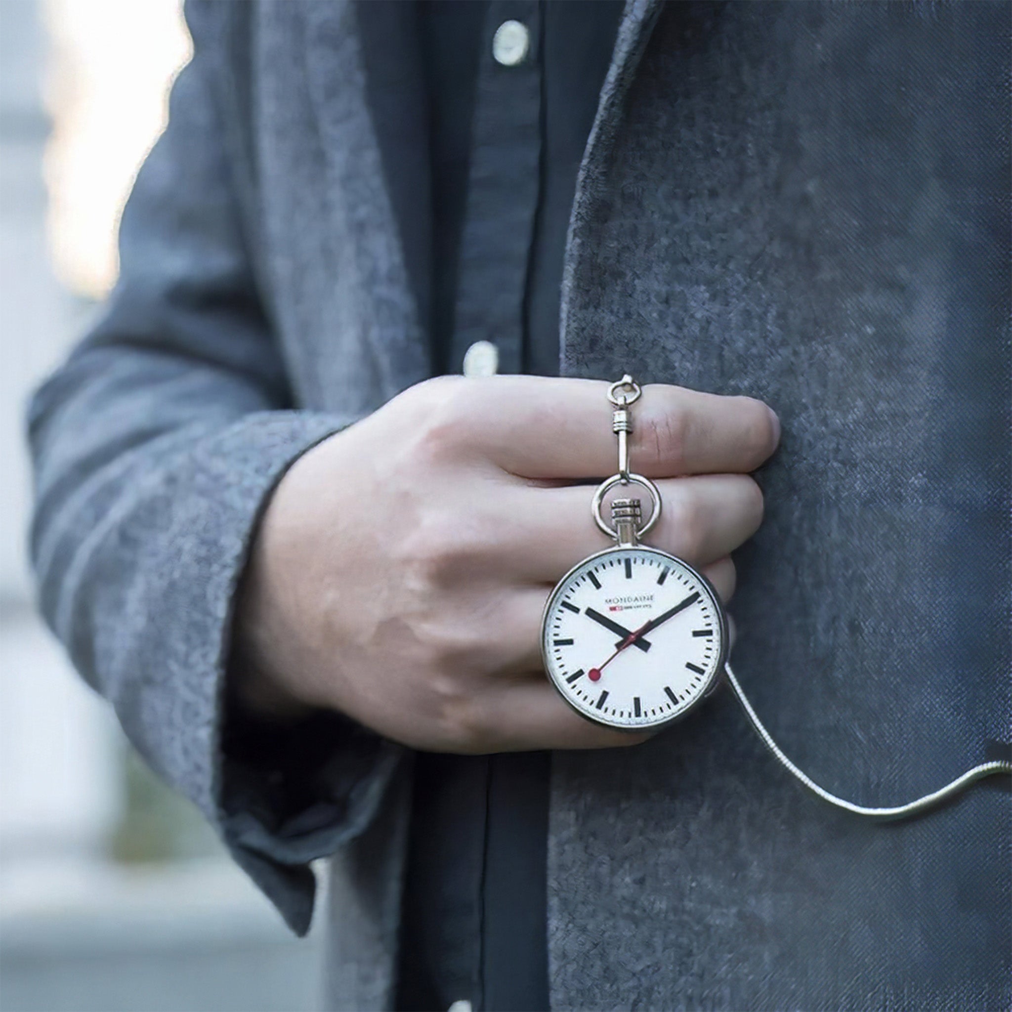 Pocket Watch | 43 mm | Stainless Steel