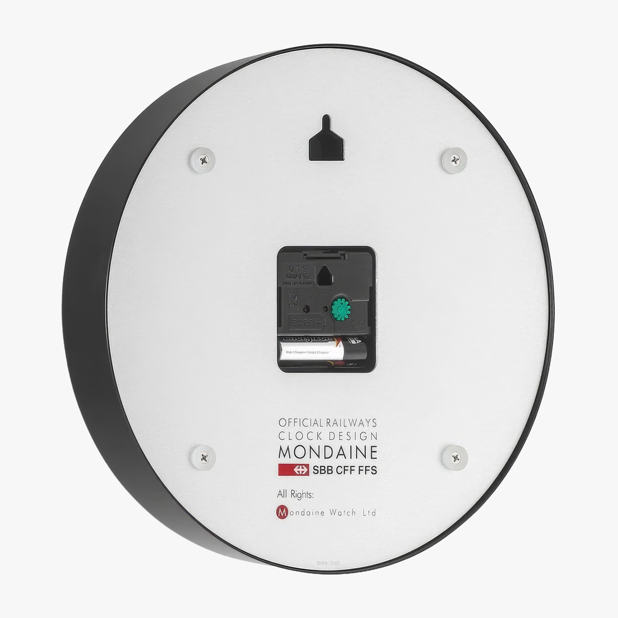 Wall Clock | 25 cm | All Black