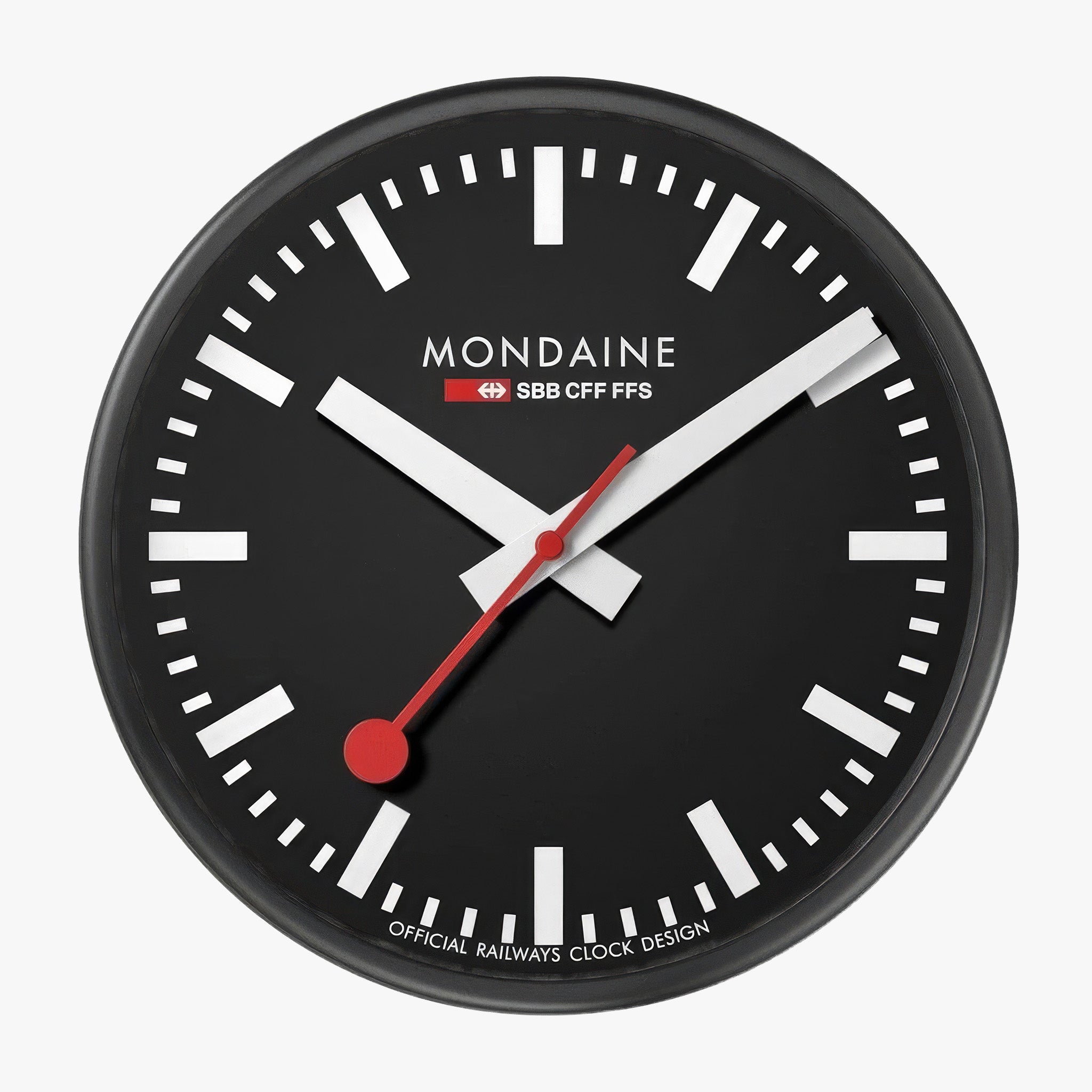 Wall Clock | 25 cm | All Black