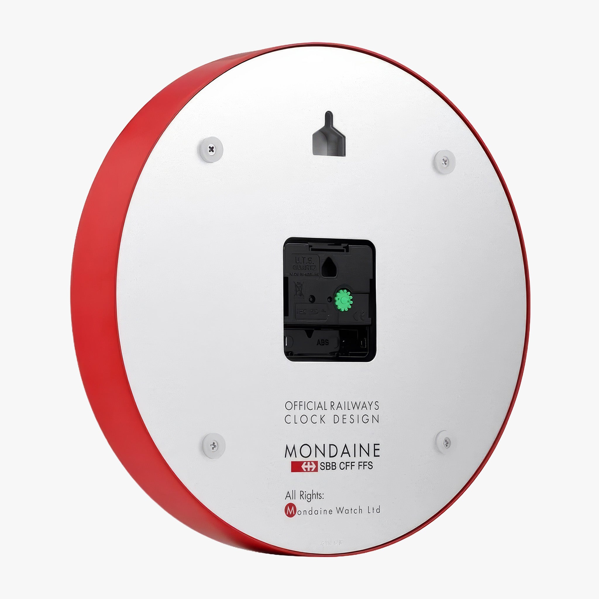 Wall Clock | 25 cm | Red