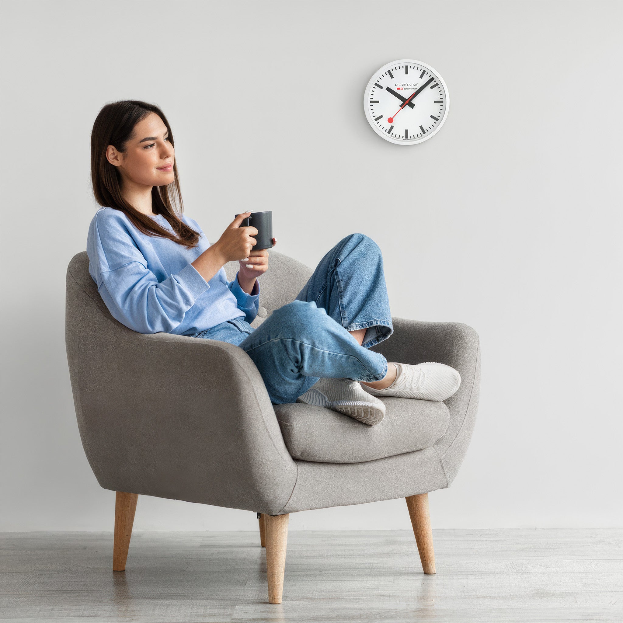 Wall Clock | 25 cm | White