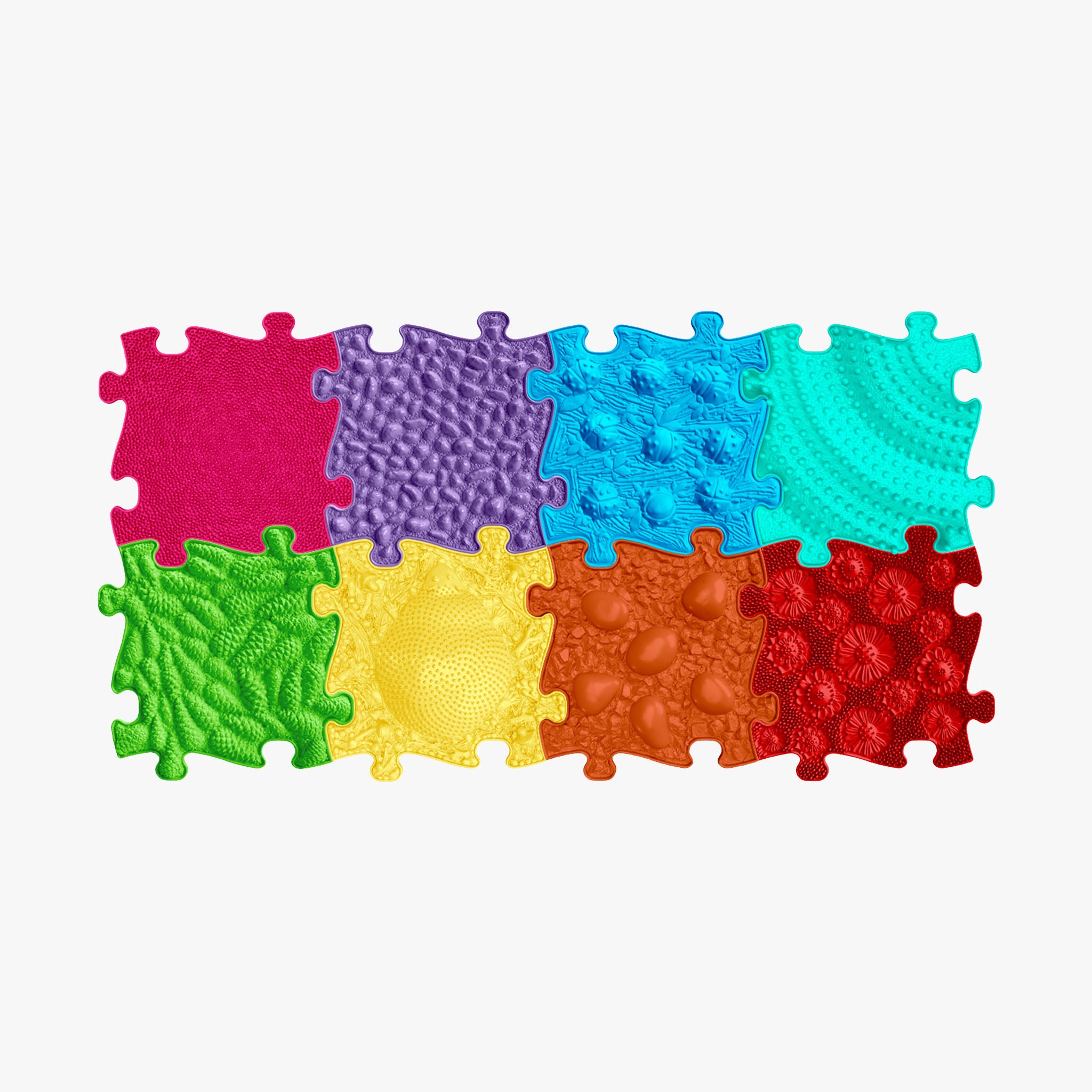 Rainbow Set Ortopedik Puzzle Mat Seti