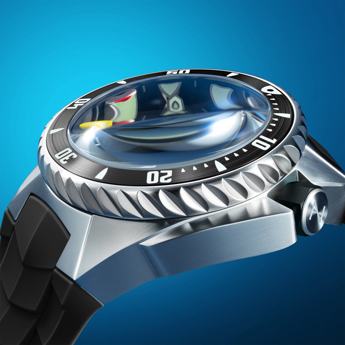Megalodon Automatic Limited Edition Erkek Kol Saati | 44 mm | Predator Black
