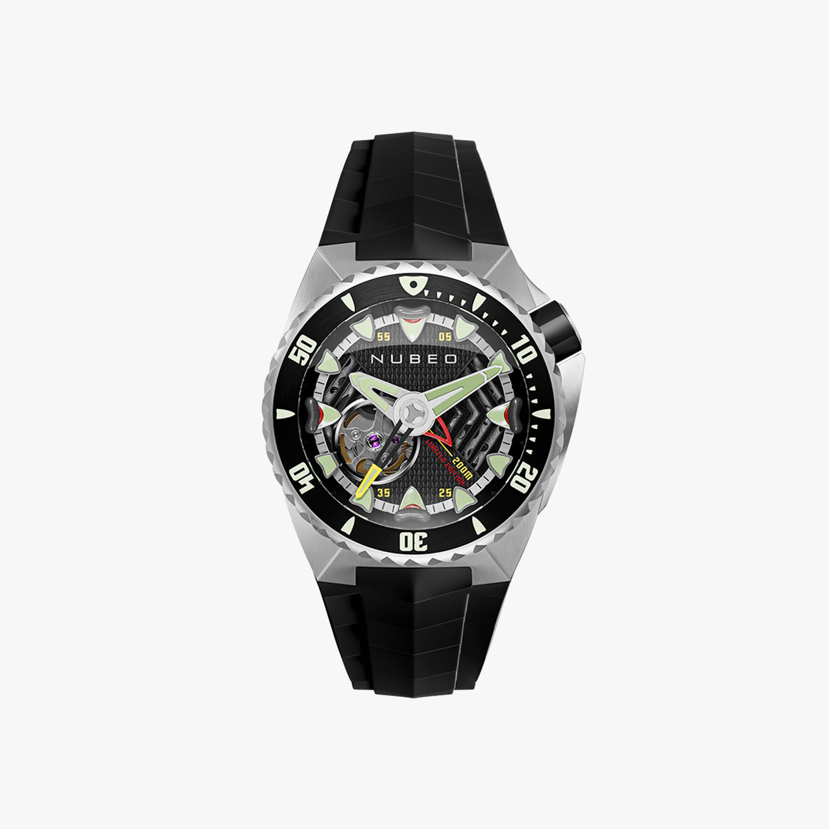 Megalodon Automatic Limited Edition Erkek Kol Saati | 44 mm | Predator Black