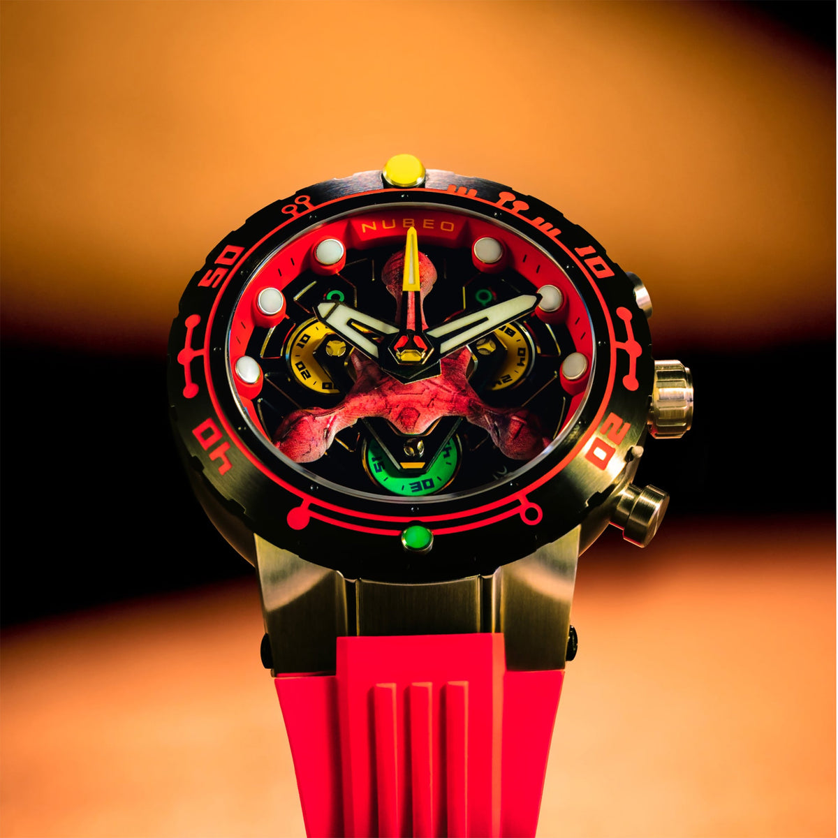 Opportunity Chronograph Star Trek First Contact Day Limited Edition Erkek Kol Saati | 48 mm | Vulcan Ember